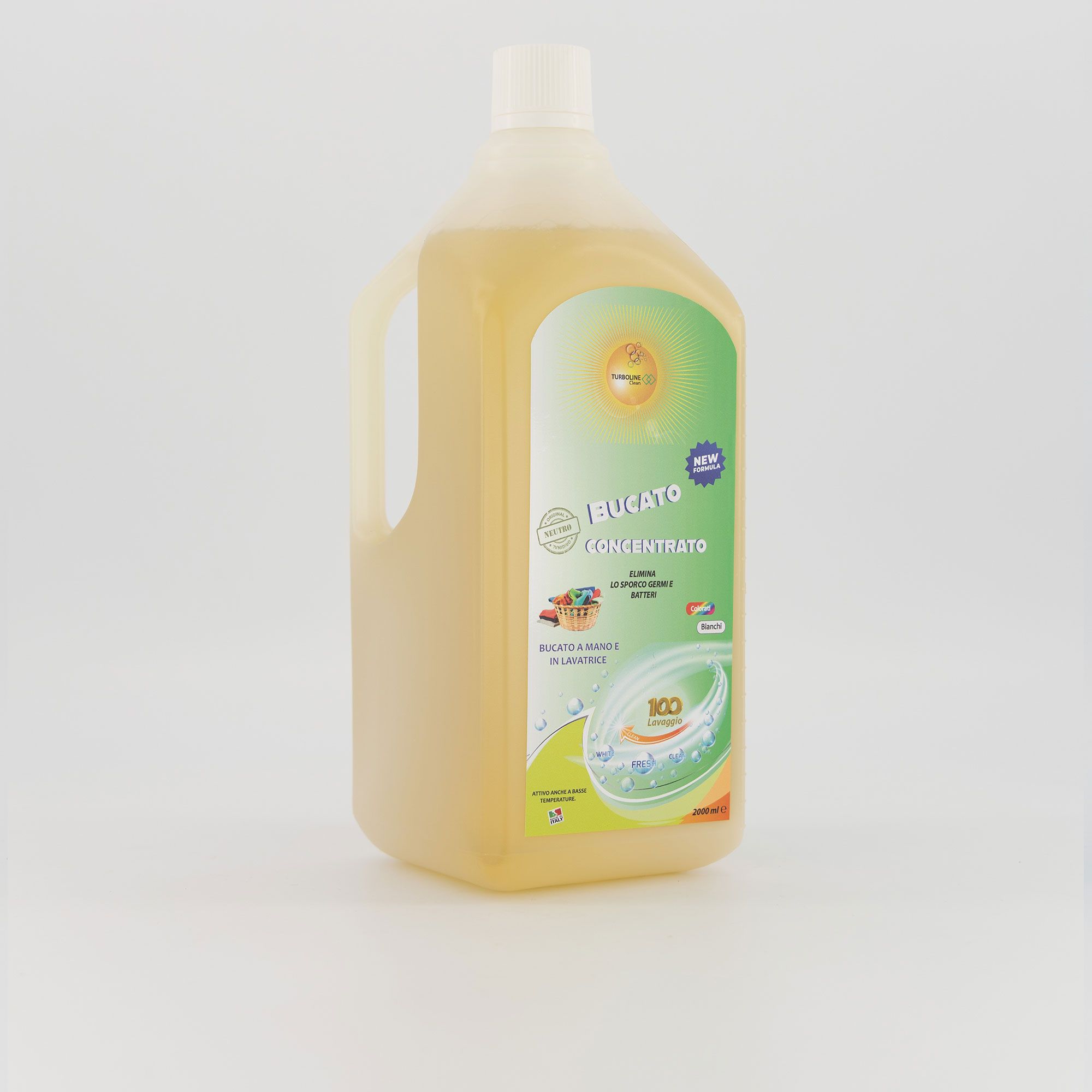 Turboline
Detersivo bucato
concentrato (2l)