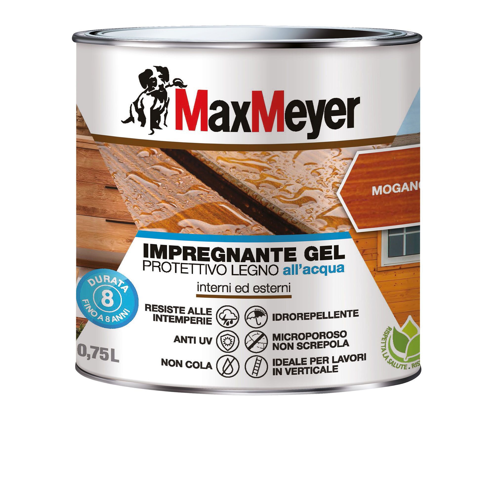 Image of MaxMeyer Impregnante all'acqua formula gel x proteggere il legno061