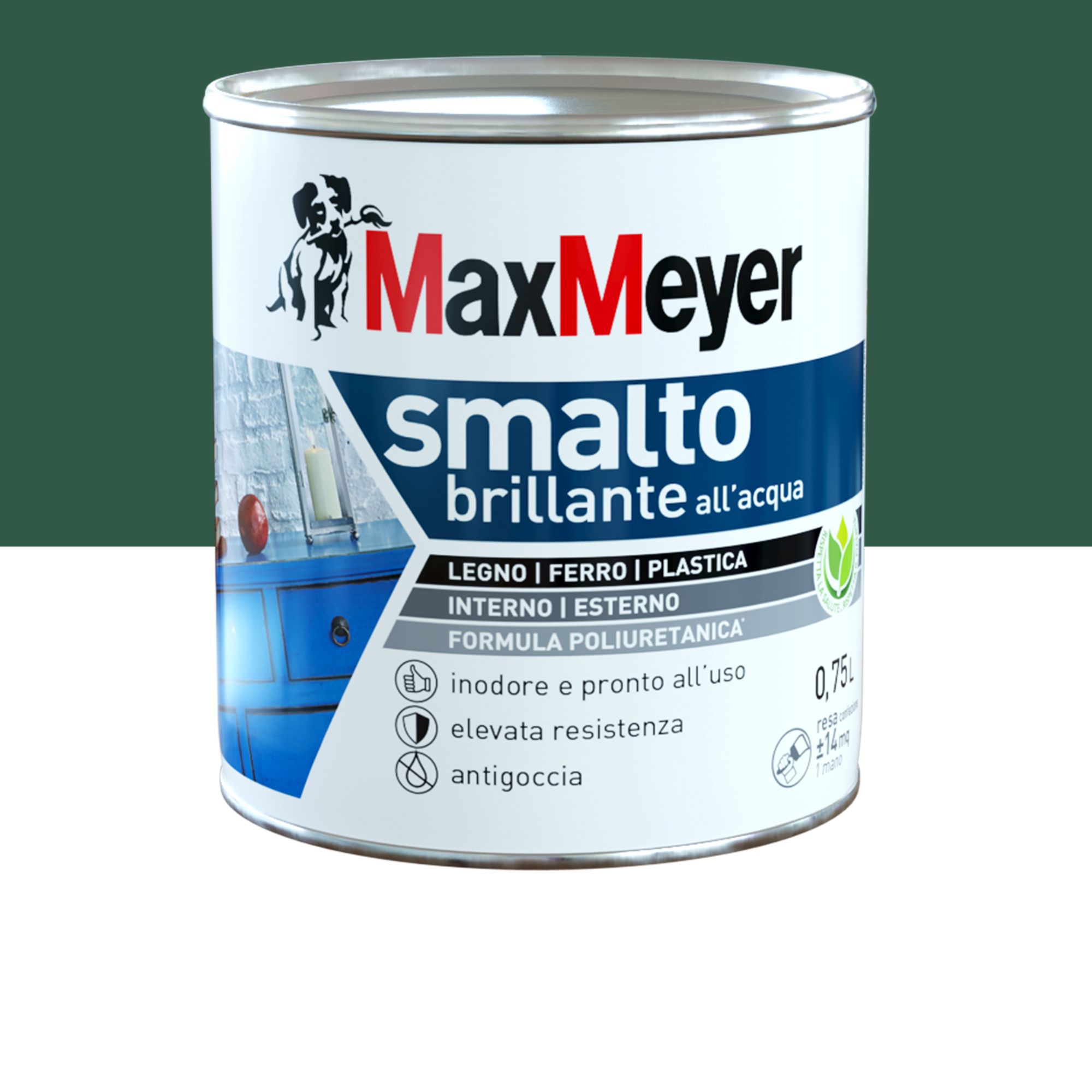 QVC MaxMeyer Smalto all'acqua poliuretanico antigoccia e inodore