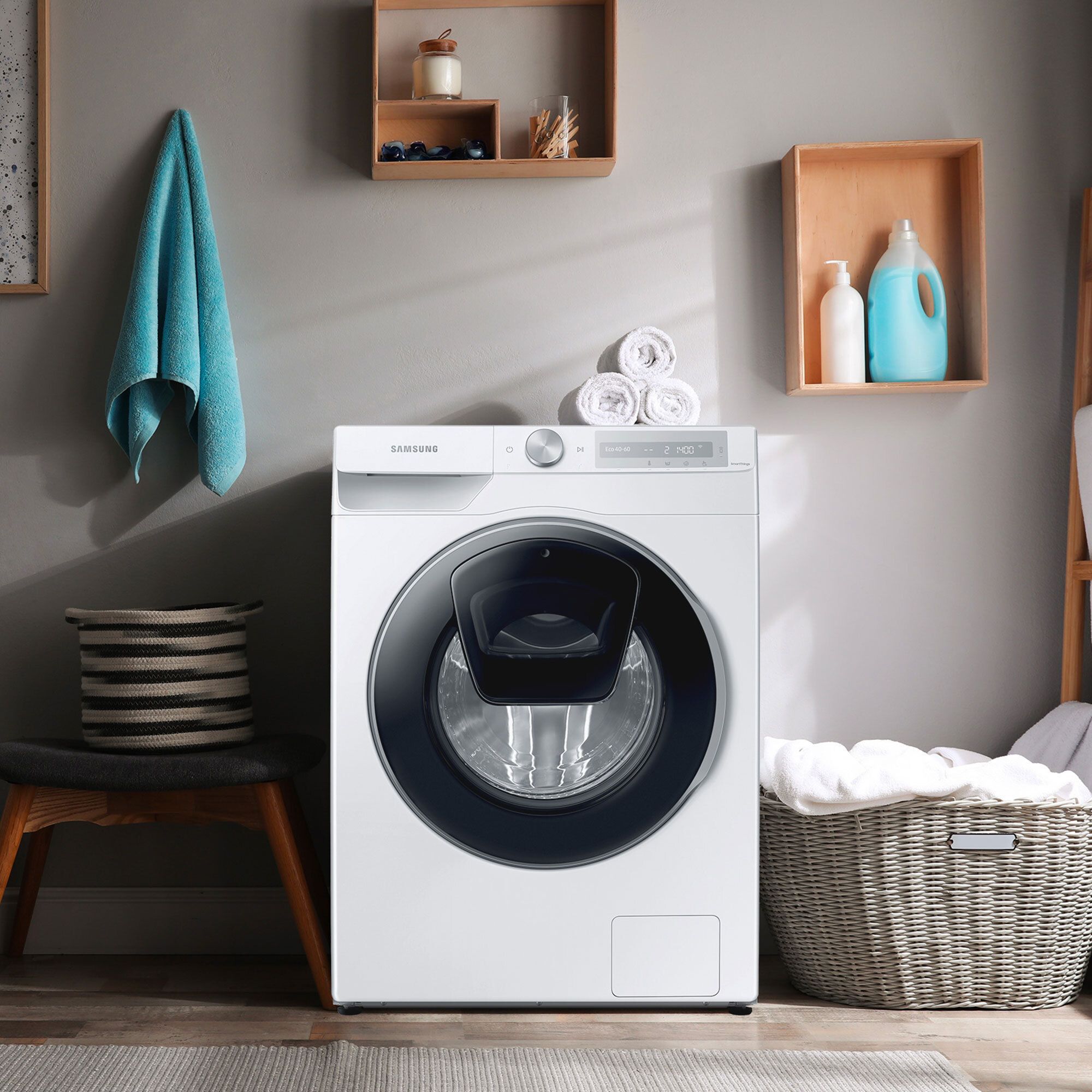 Samsung Lavatrice 9 kg AI Control Addwash™ WW90T684DLH/S3