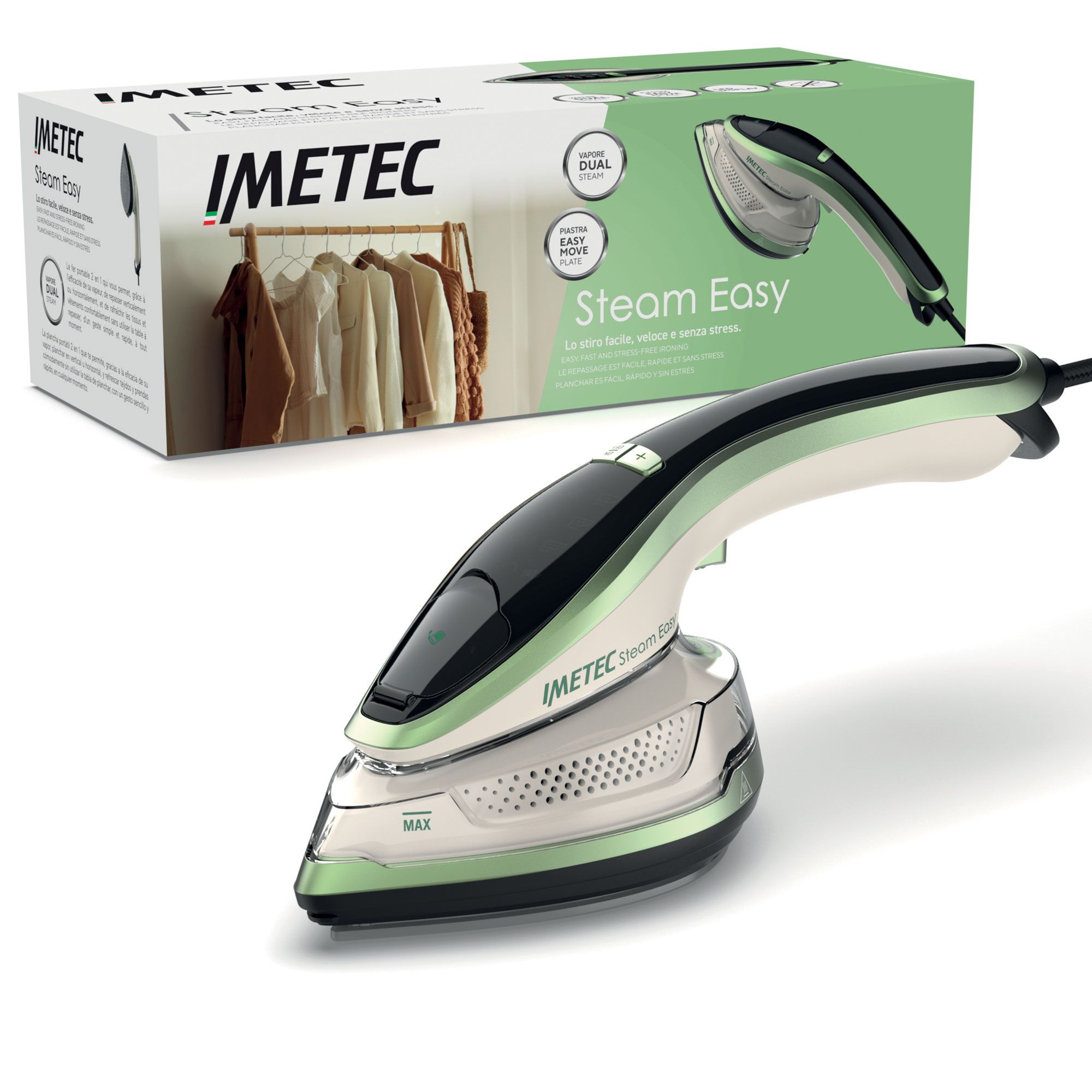 Imetec
Ferro da stiro
verticale 9037 con
piastra in ceramica