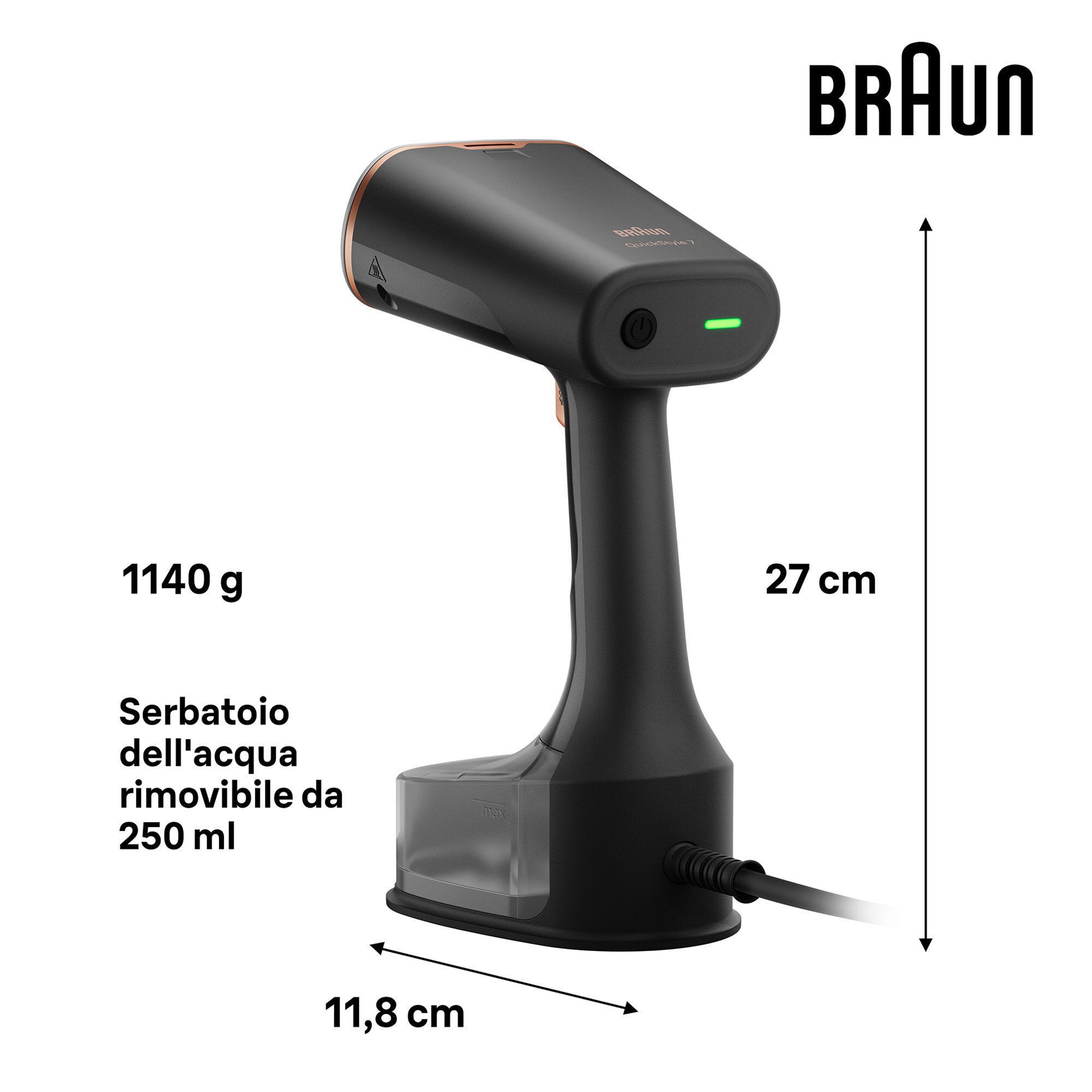 Image of Braun Stiratrice verticale QuickStyle 7 3d Dual FreeGlide061