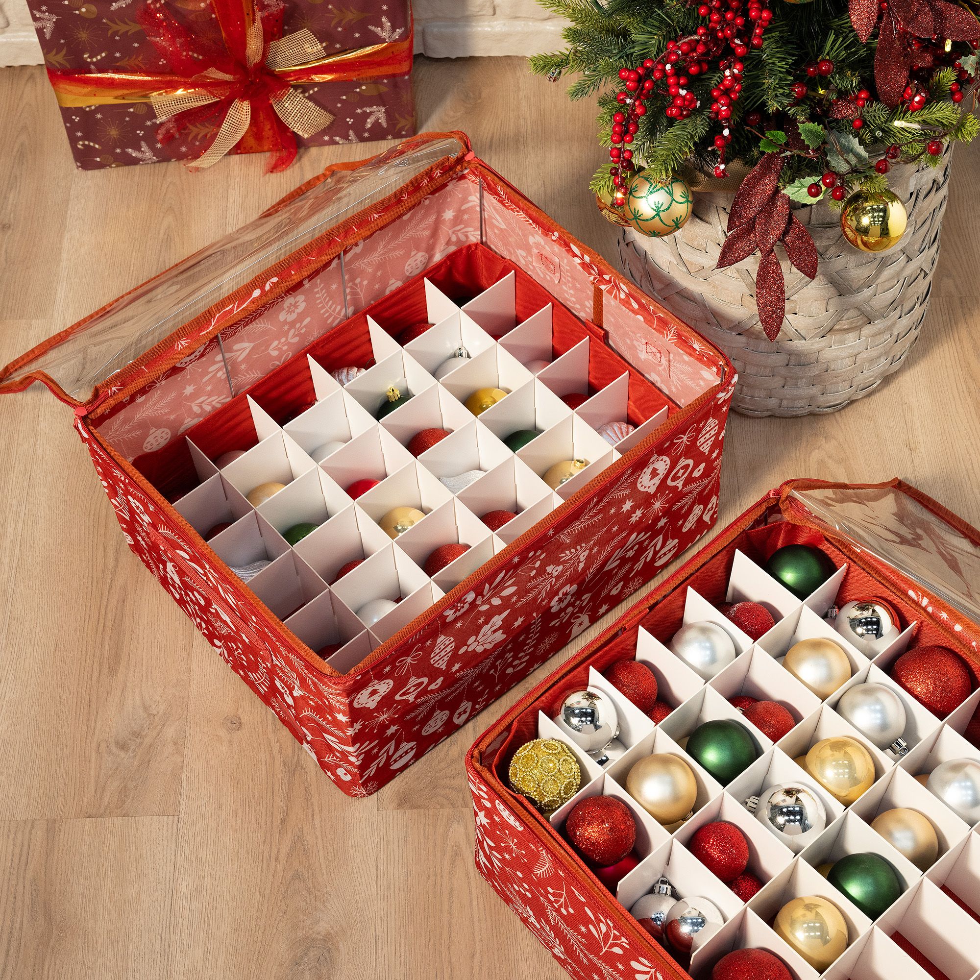 Periea
Scatole portaoggetti
per decorazioni
2x(50x40x24cm)