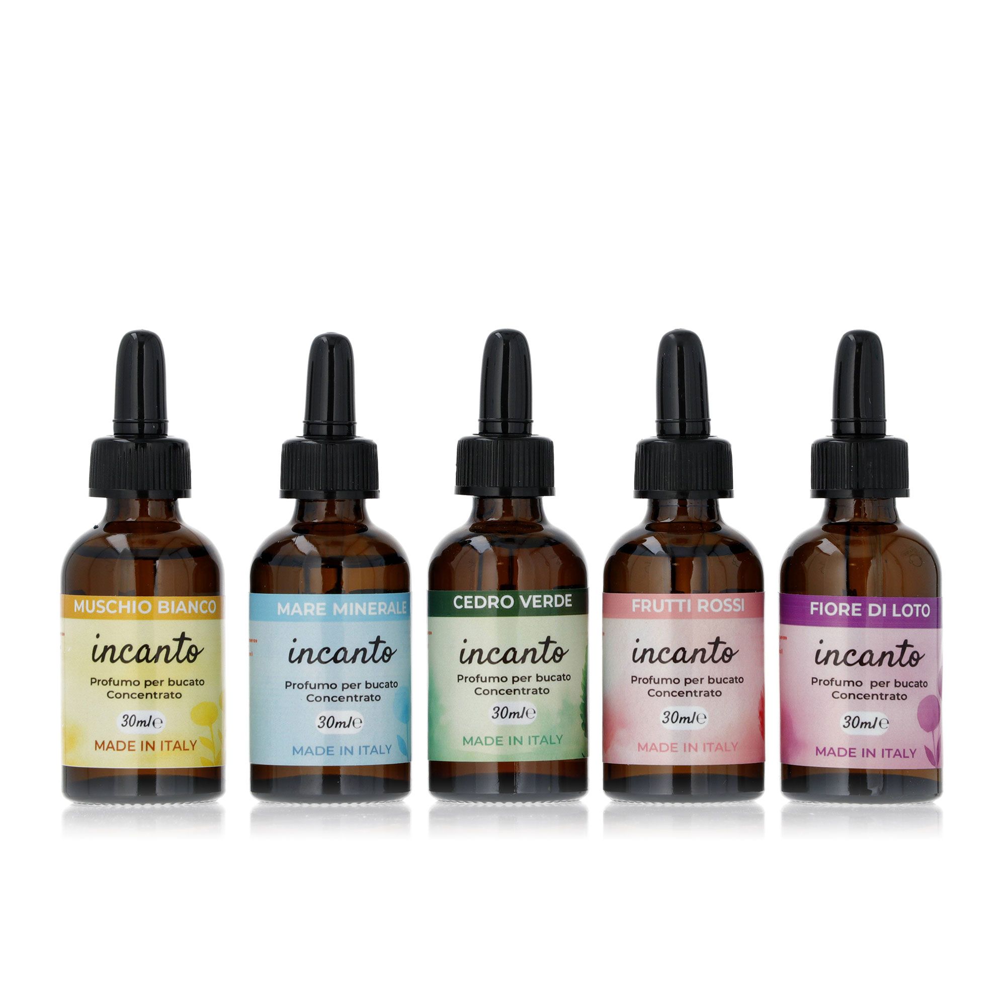 Turboline
Kit profumi per
bucato in 5 fragranze