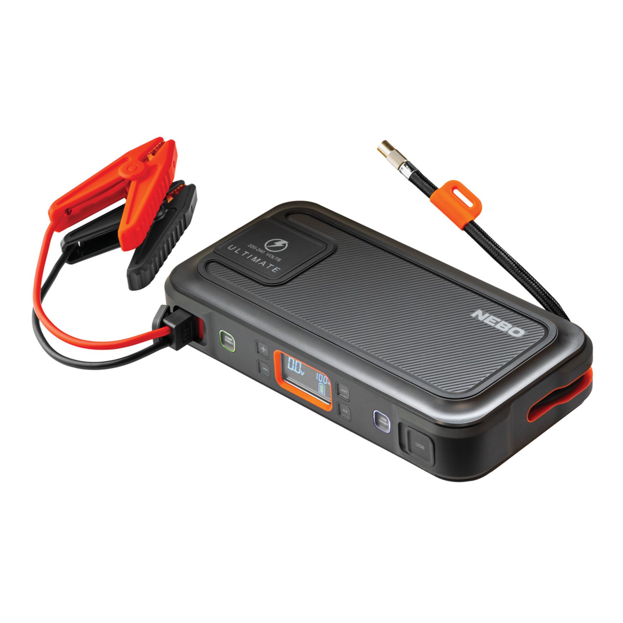Nebo
Ultimate Power Pack
multifunzione con
presa AC 220-240V