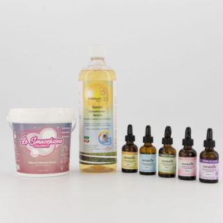 Turboline
Kit Bucato: detersivo
+ additivo Smacchione
e kit profumi
