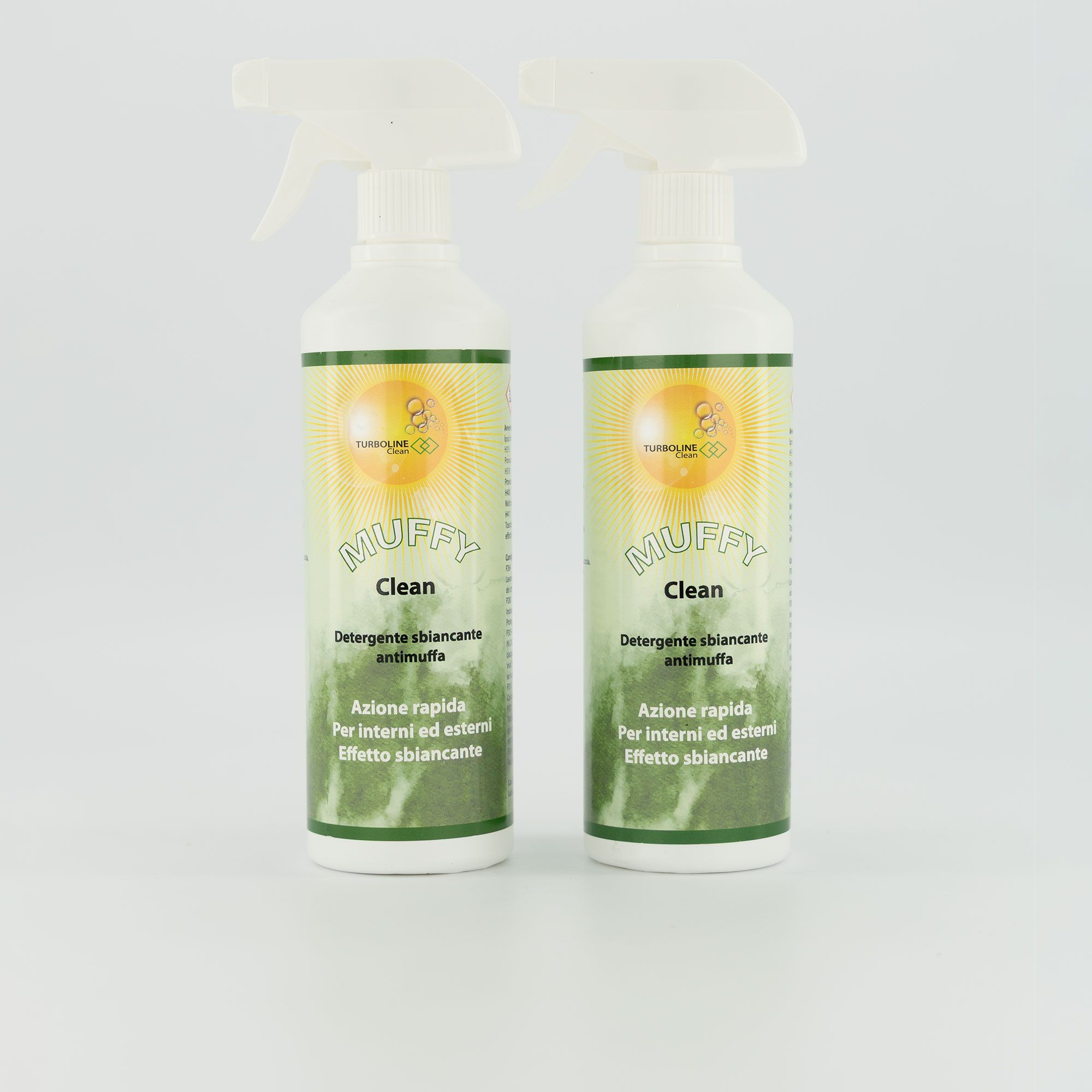 Turboline
Muffy Clean
detergente sbiancante
antimuffa (2x500 ml)