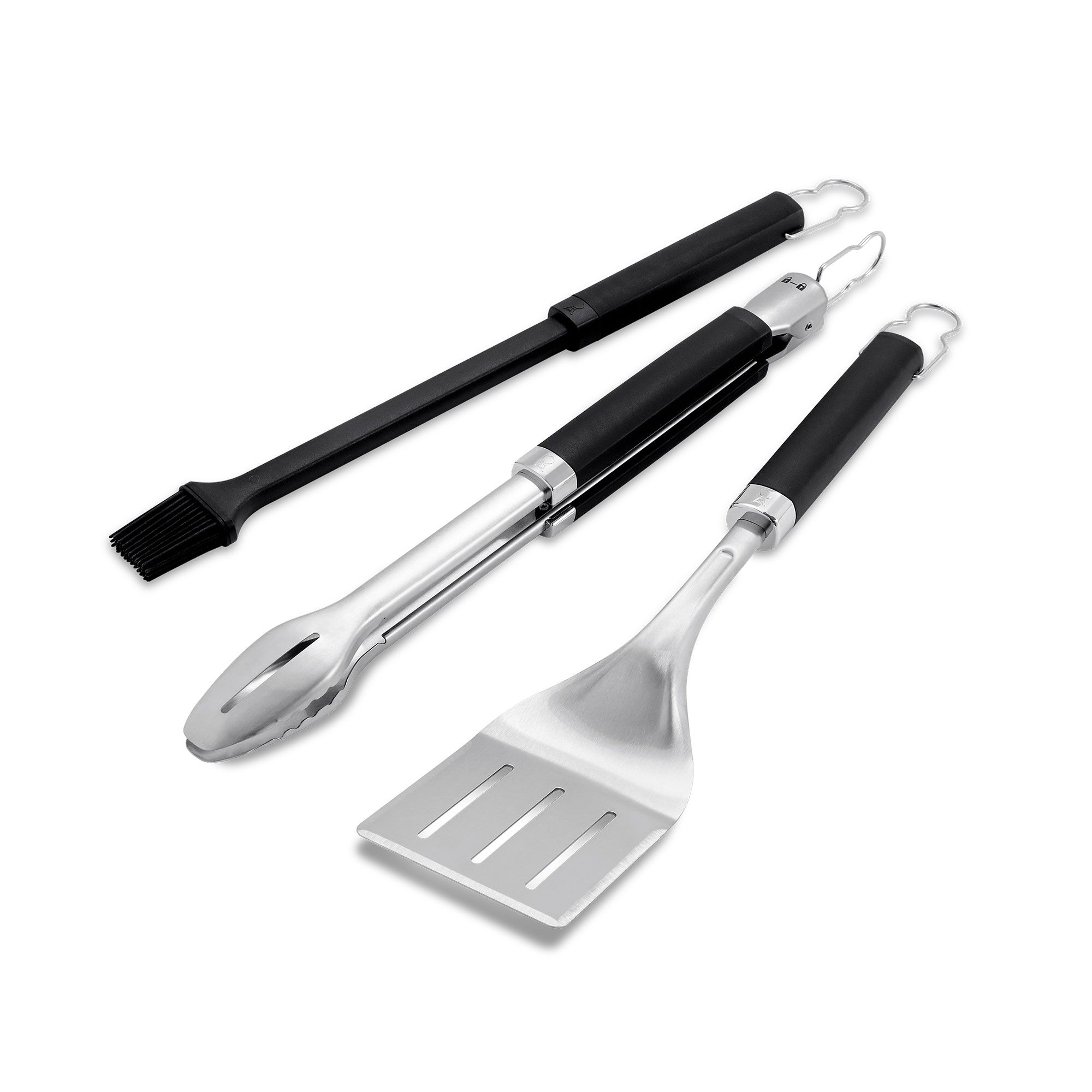 Weber
Kit 3 accessori da
cucina: paletta,pinza
e pennello