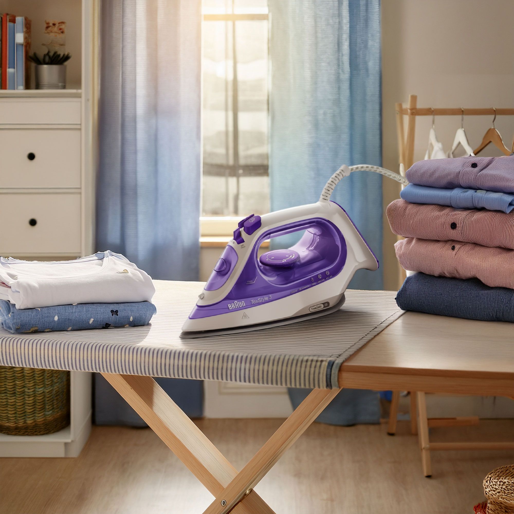 Braun
Ferro da stirro
a vapore TexStyle3
Piastra FreeGlide 3D