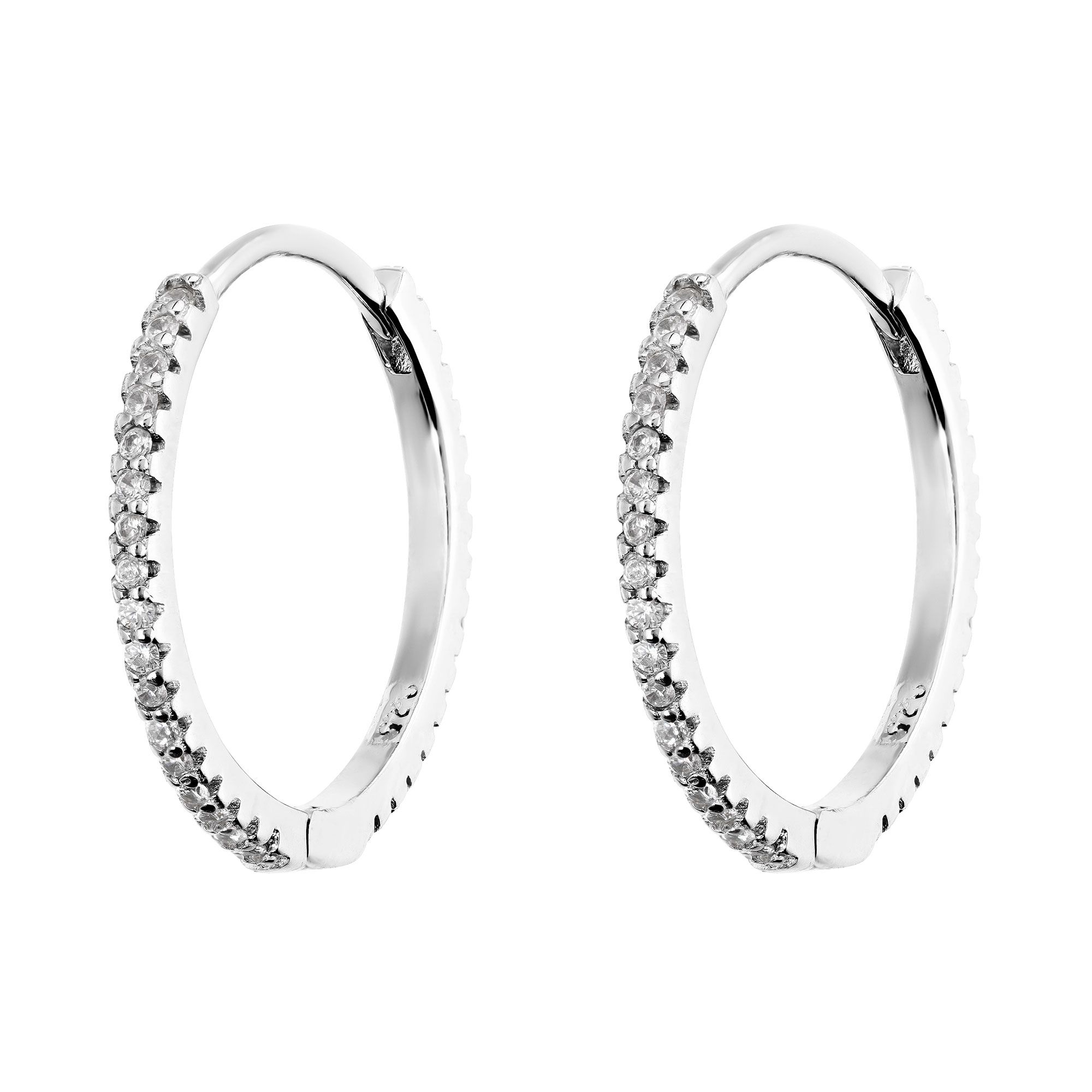 Diamonique
Orecchini a cerchio
in argento 925