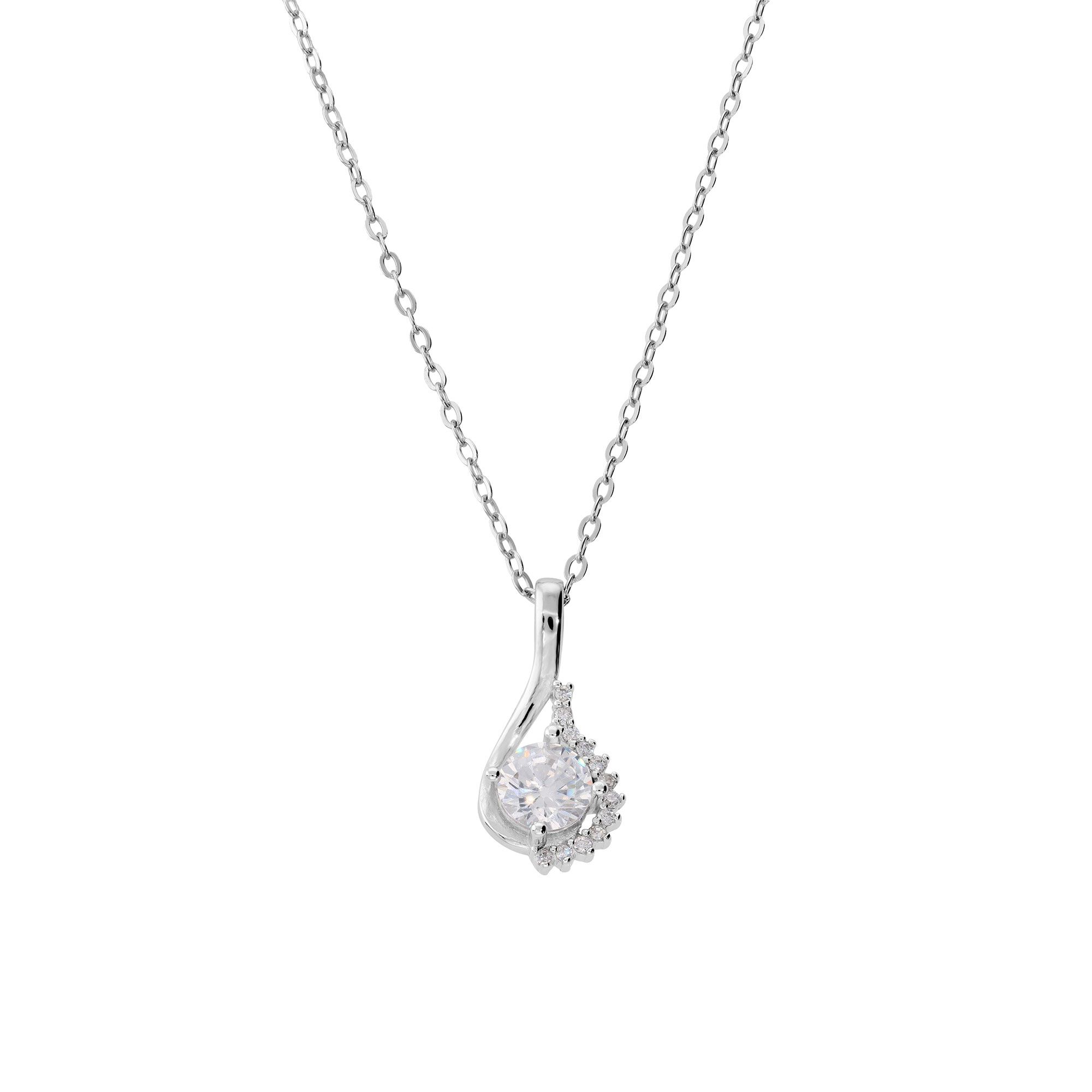 Diamonique
Collana con pendente
a goccia
in argento 925