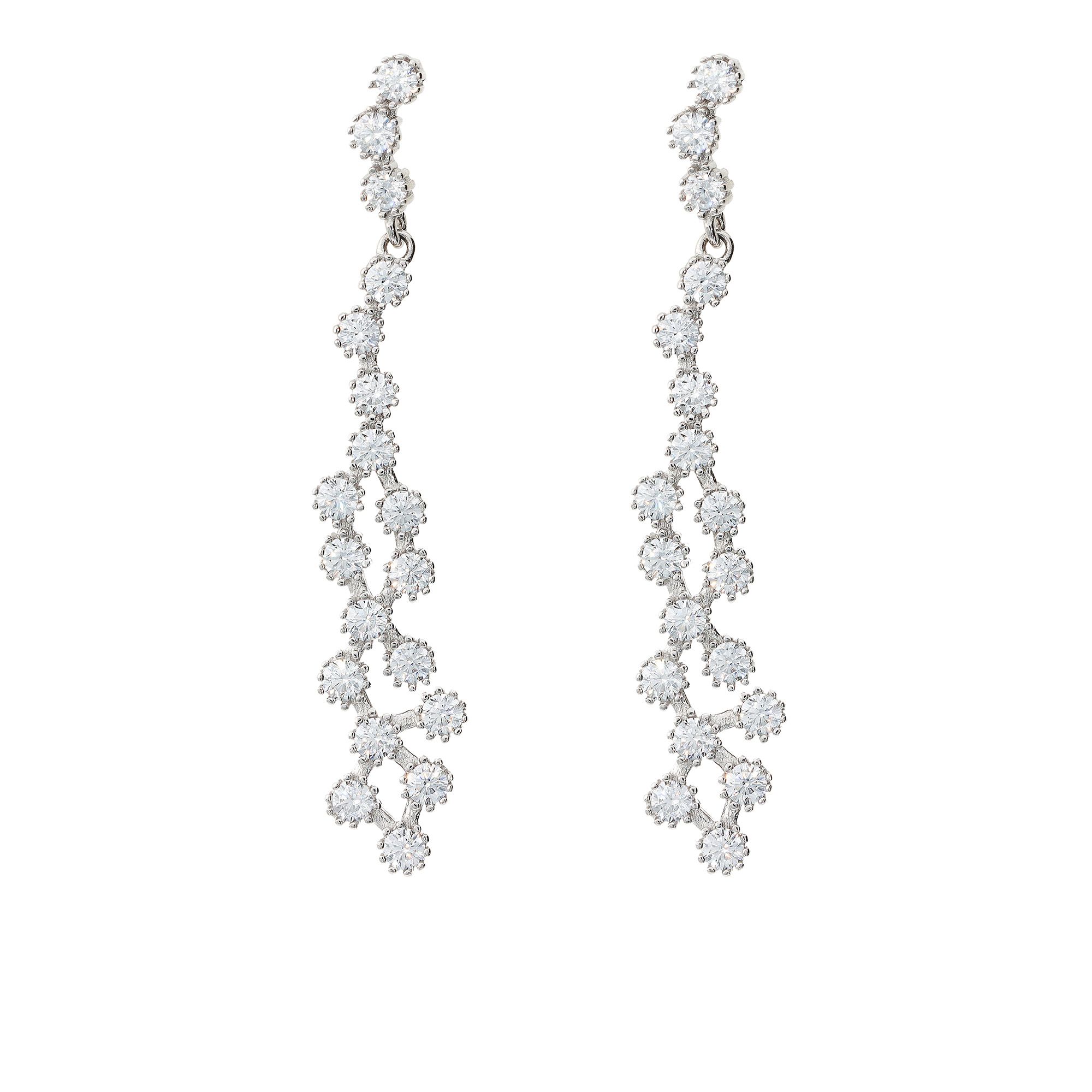 Diamonique
Orecchini pendenti
in argento 925
placcato rodio