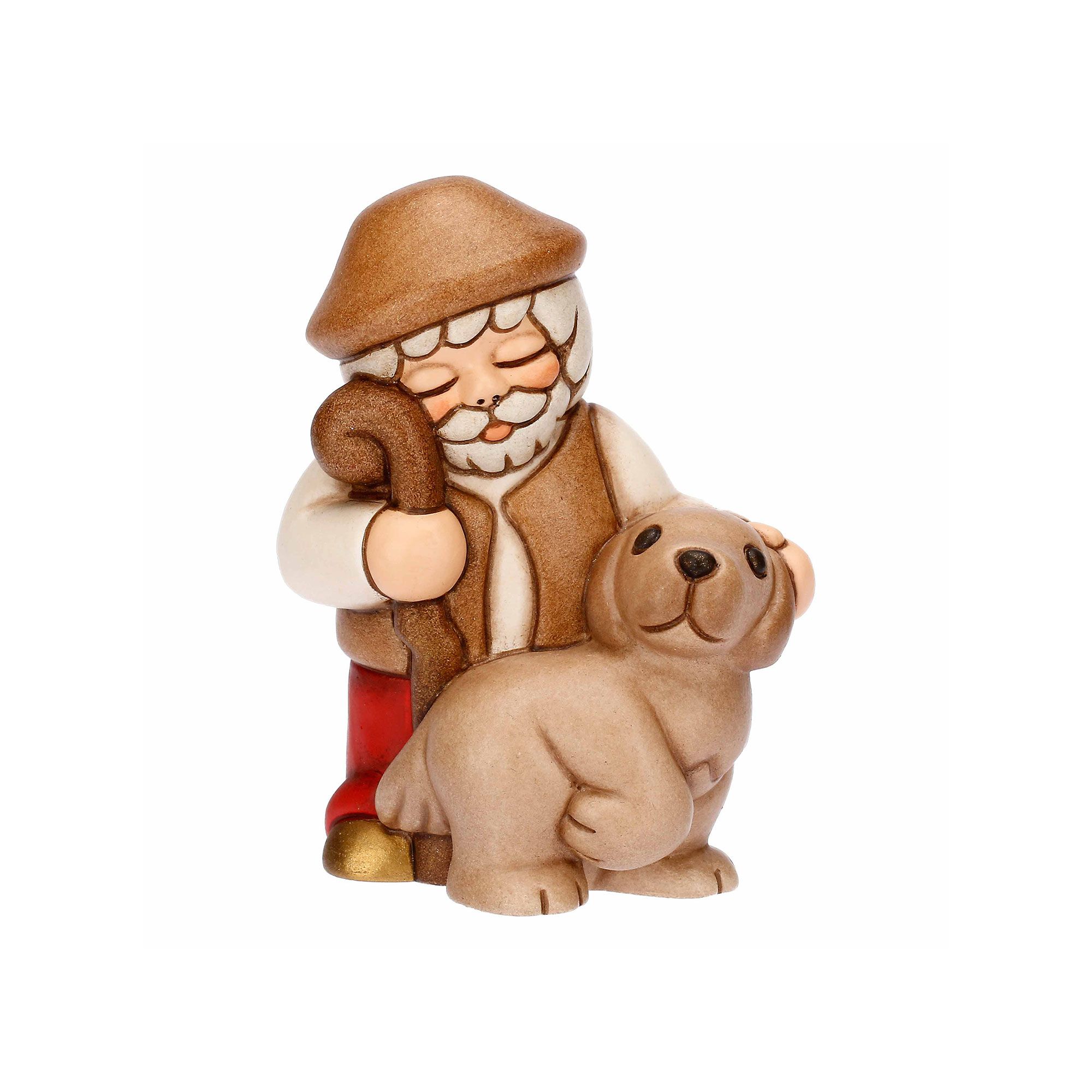 THUN
Statuina presepe
pastore con cane
in ceramica