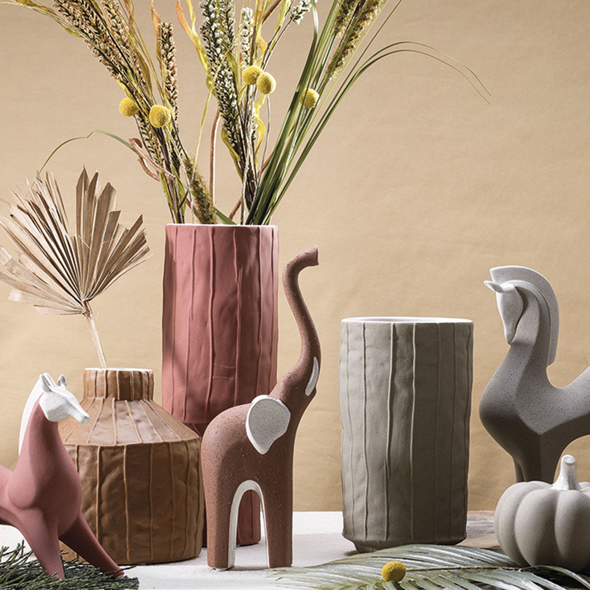 Villa Altachiara Vaso Zafferano grigio