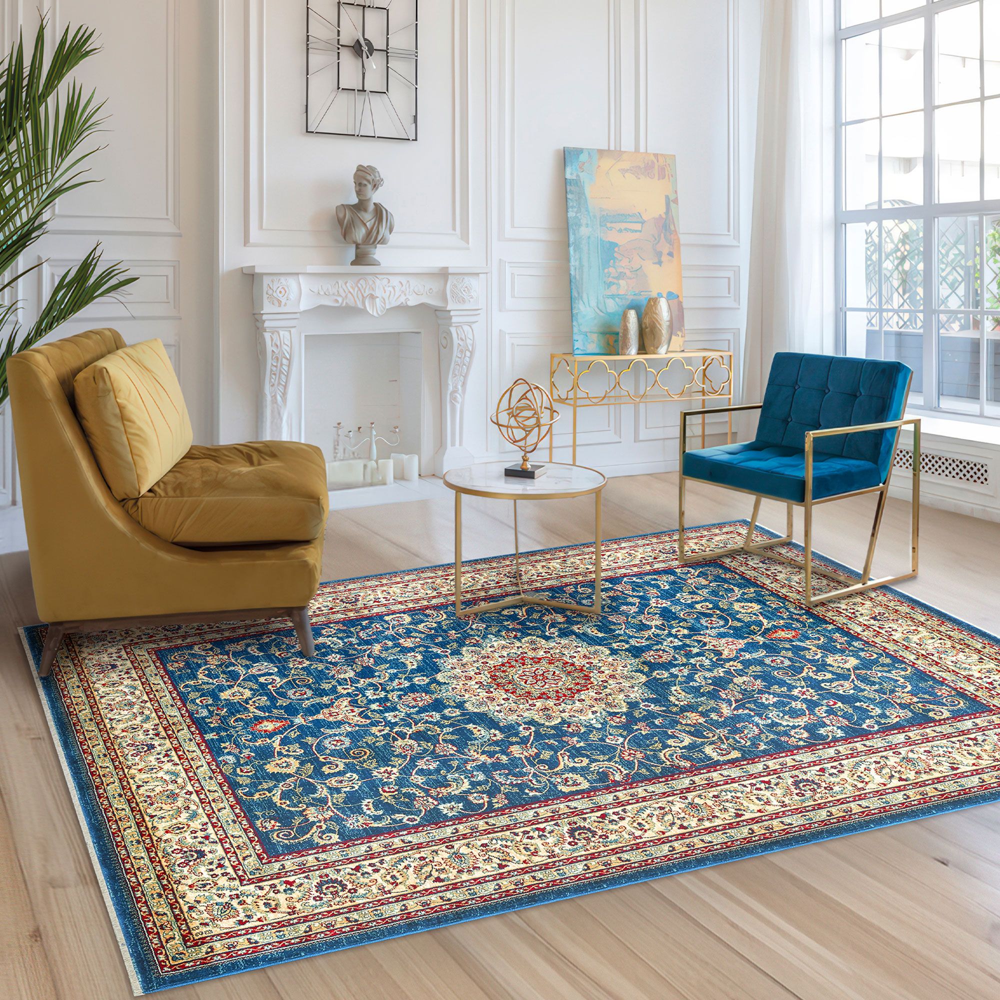 Pierre Tappeti Tappeto Kazakh a pelo lucente effetto seta