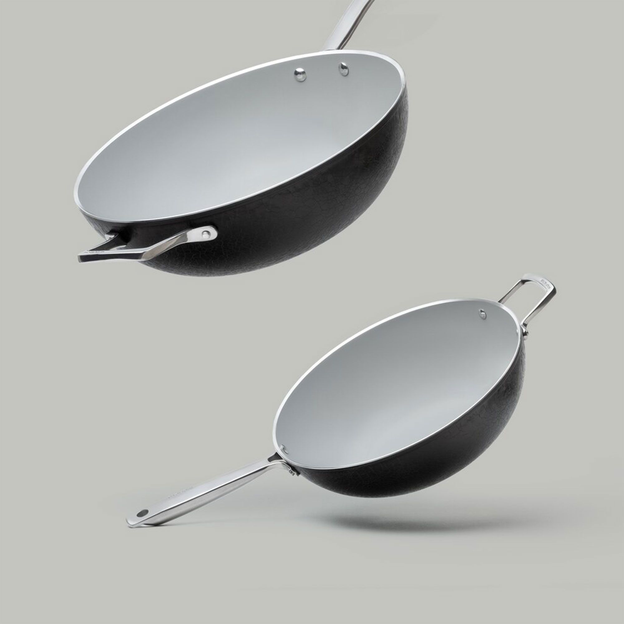 Moneta Armonia Finegres Wok da 32cm in alluminio forgiato