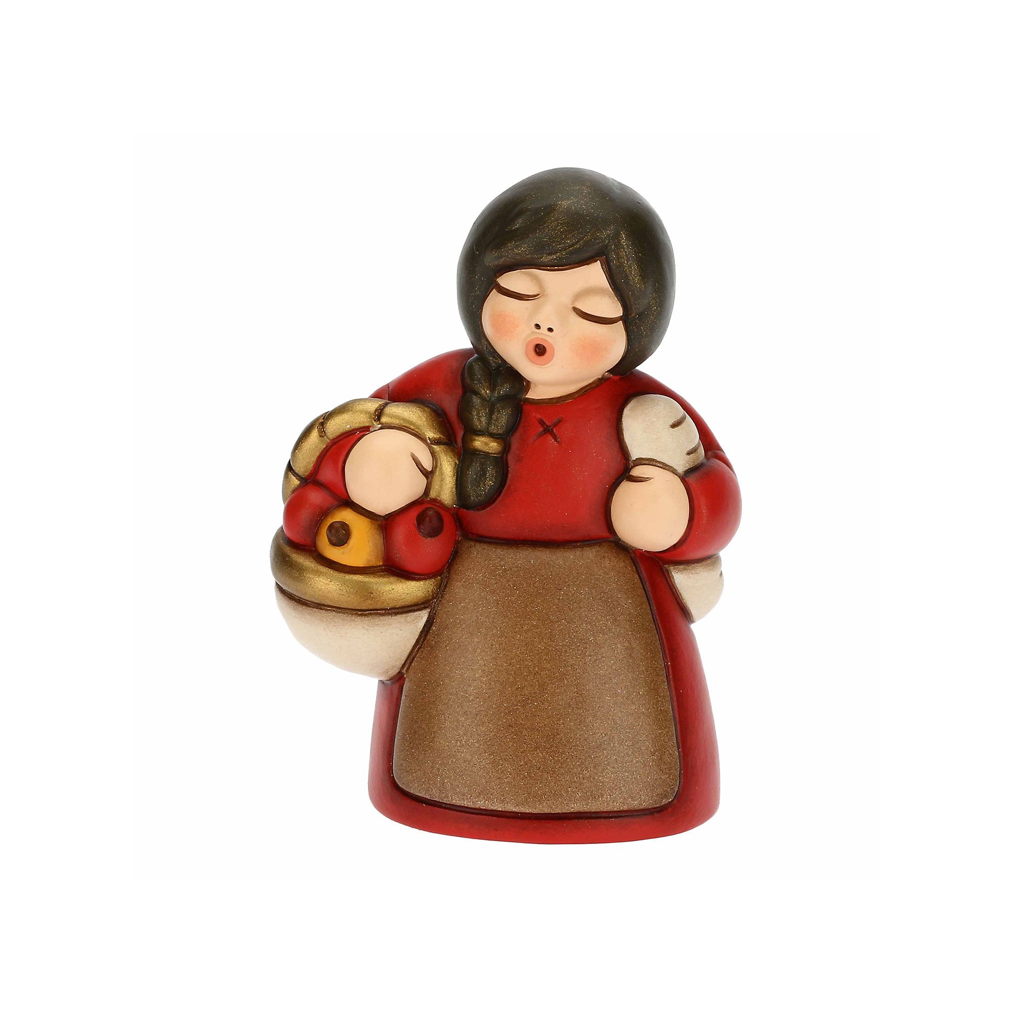 THUN
Statuina presepe
donna al mercato
in ceramica