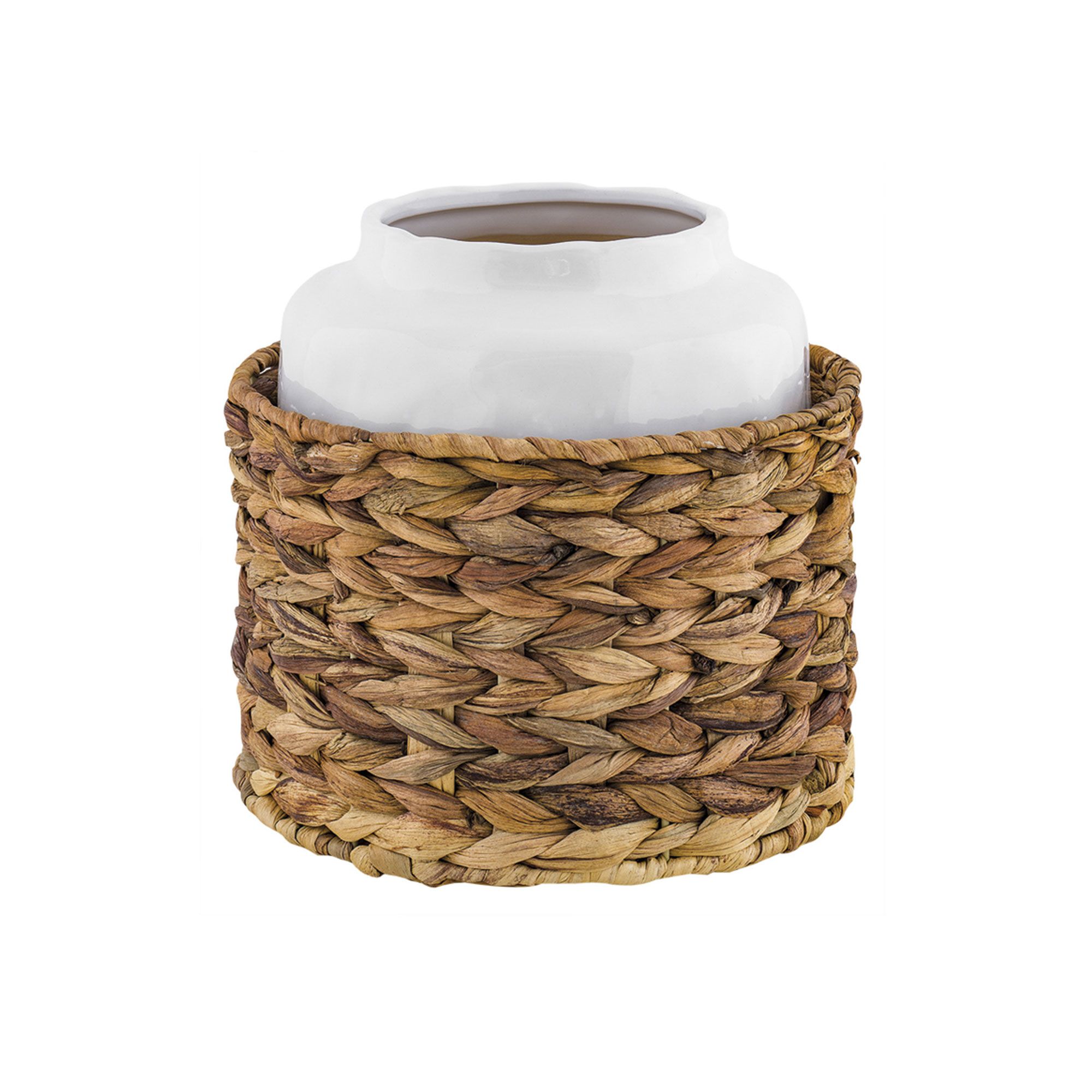 Villa Altachiara
Vaso grande basso
con cesto in rattan