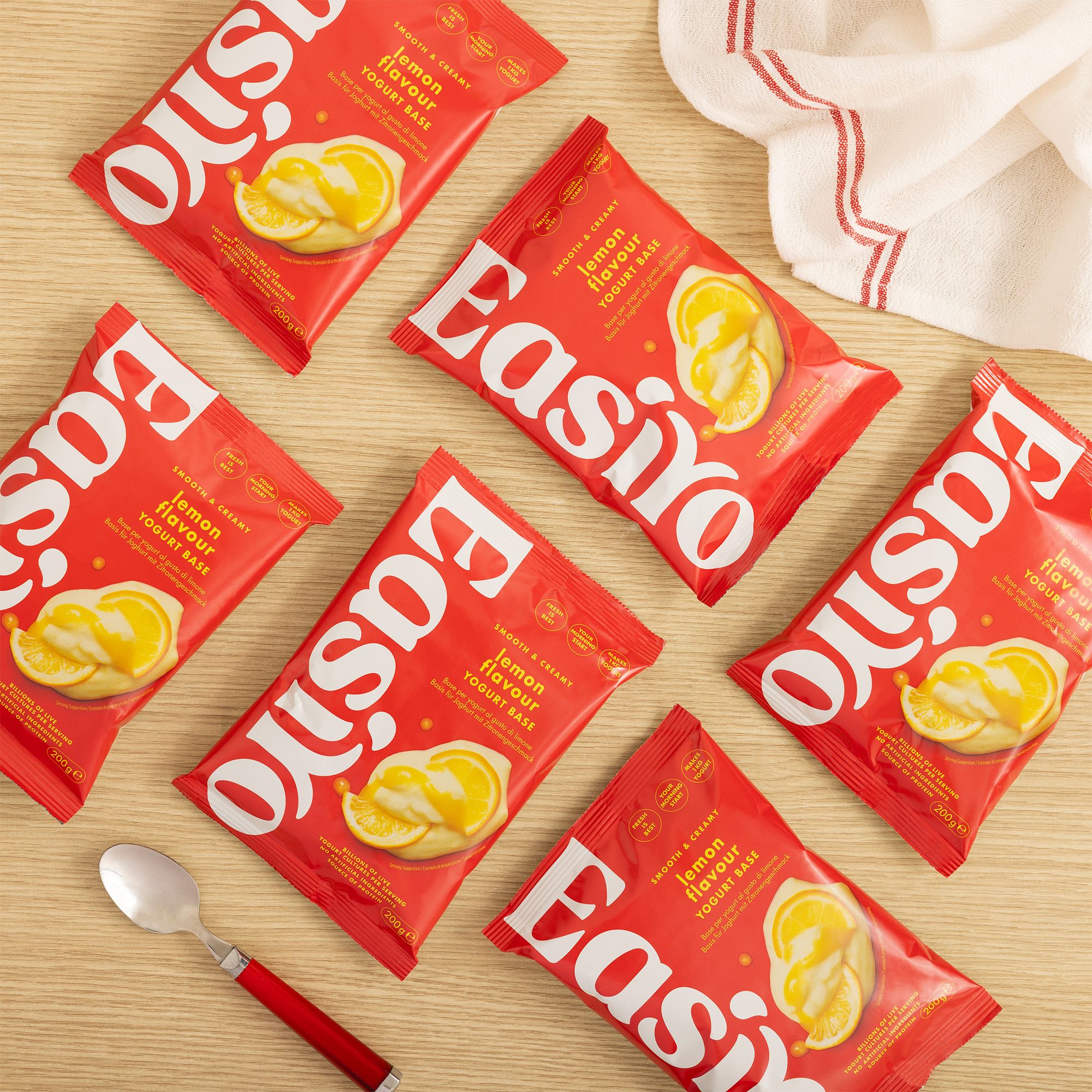 EasiYo
Kit 6 kg di yogurt
gusti a scelta