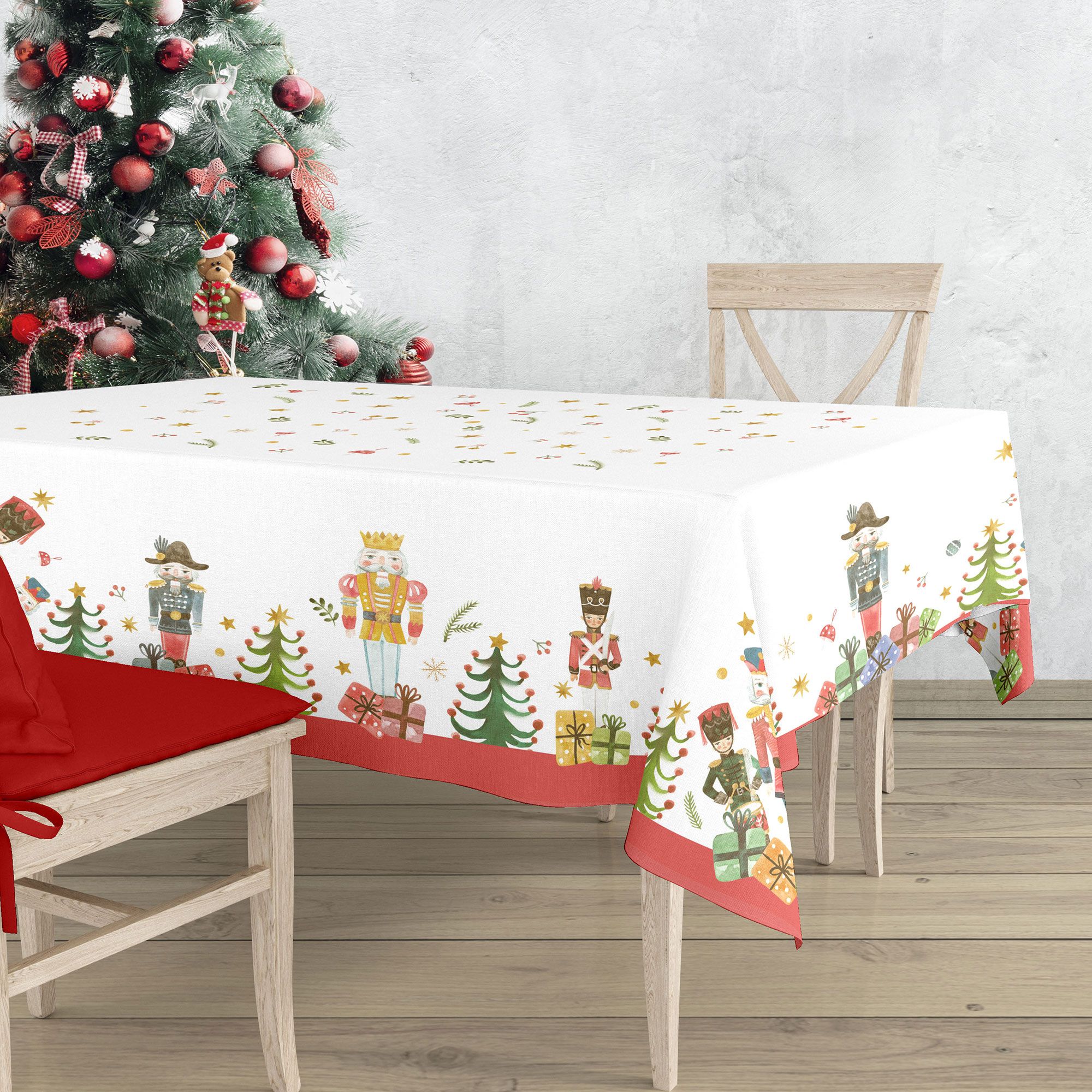 Parah Tovaglia in cotone drill stampata