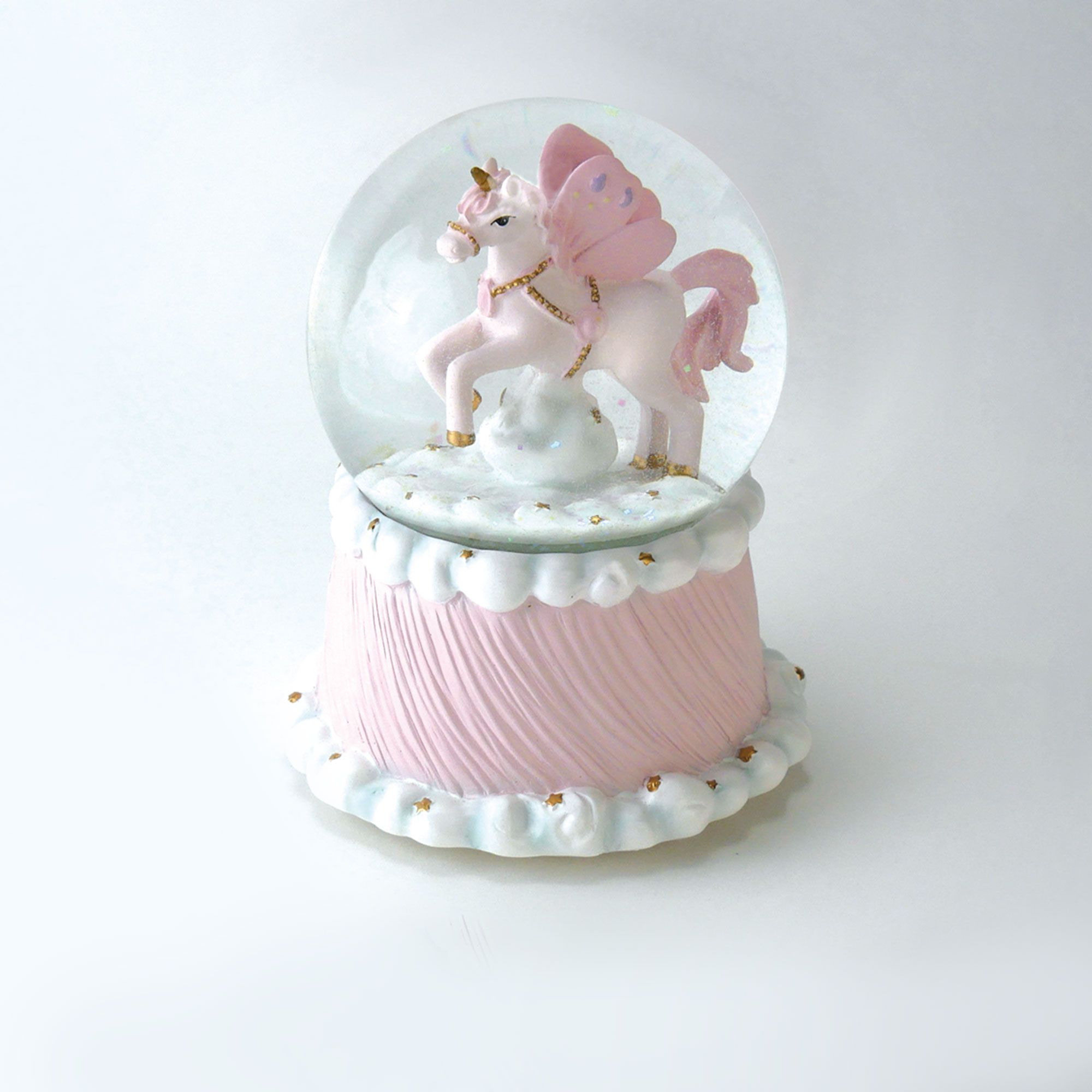 Il Mondo dei Carillon
Palla glitterata con
un inicorno rosa