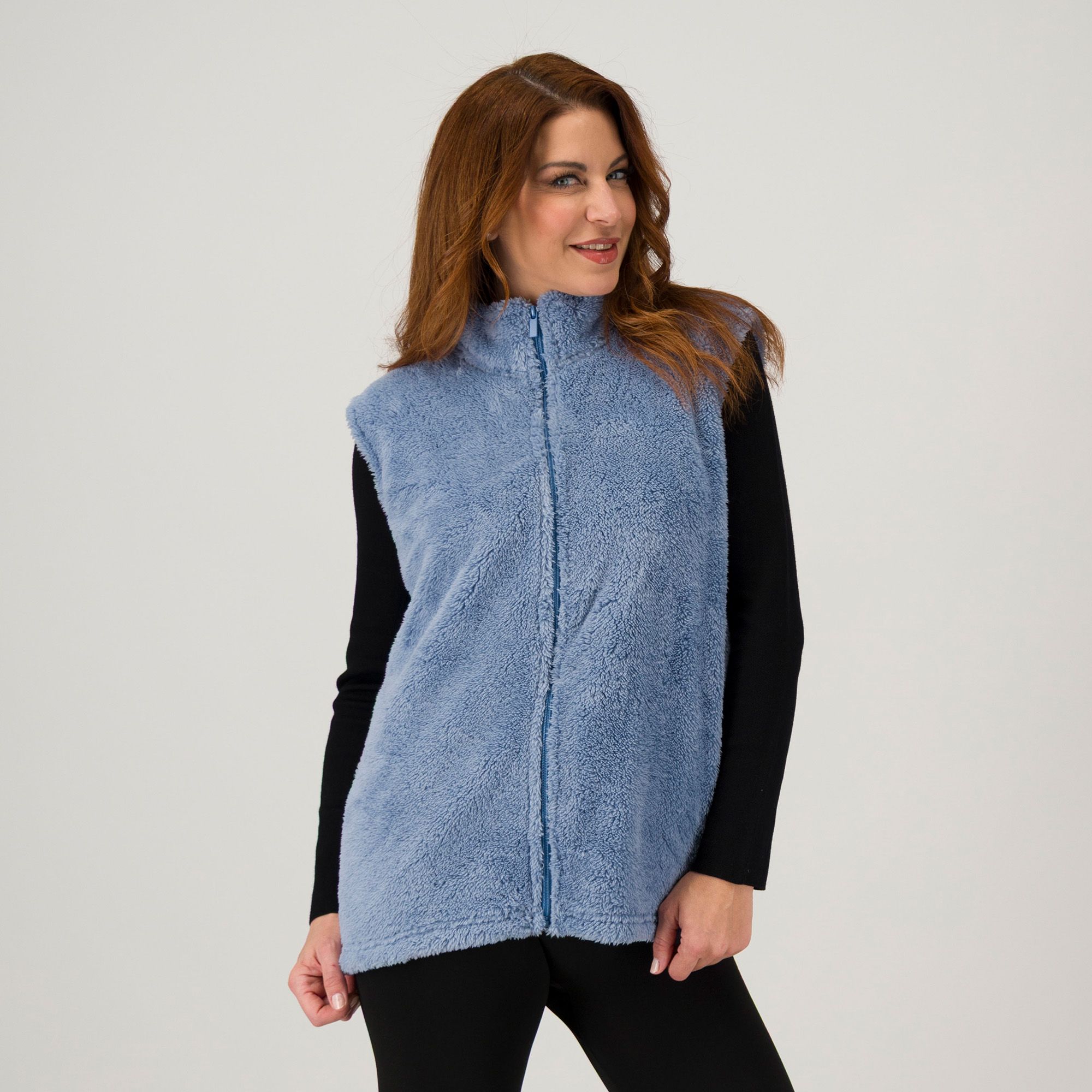 Mont Chalet
Gilet in peluche
con zip e tasche