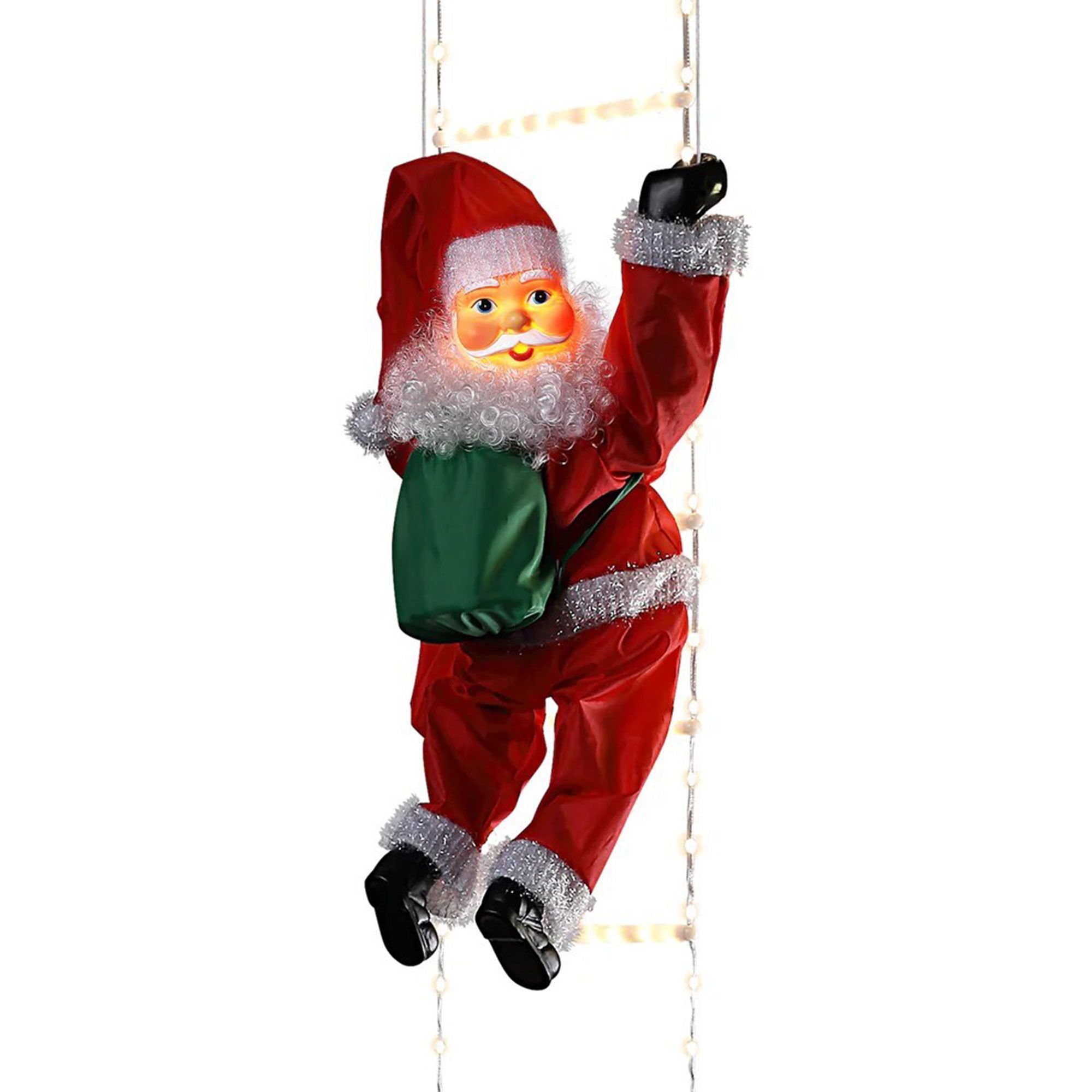 Mr Christmas
Babbo Natale
sulla scala
decorazione esterni