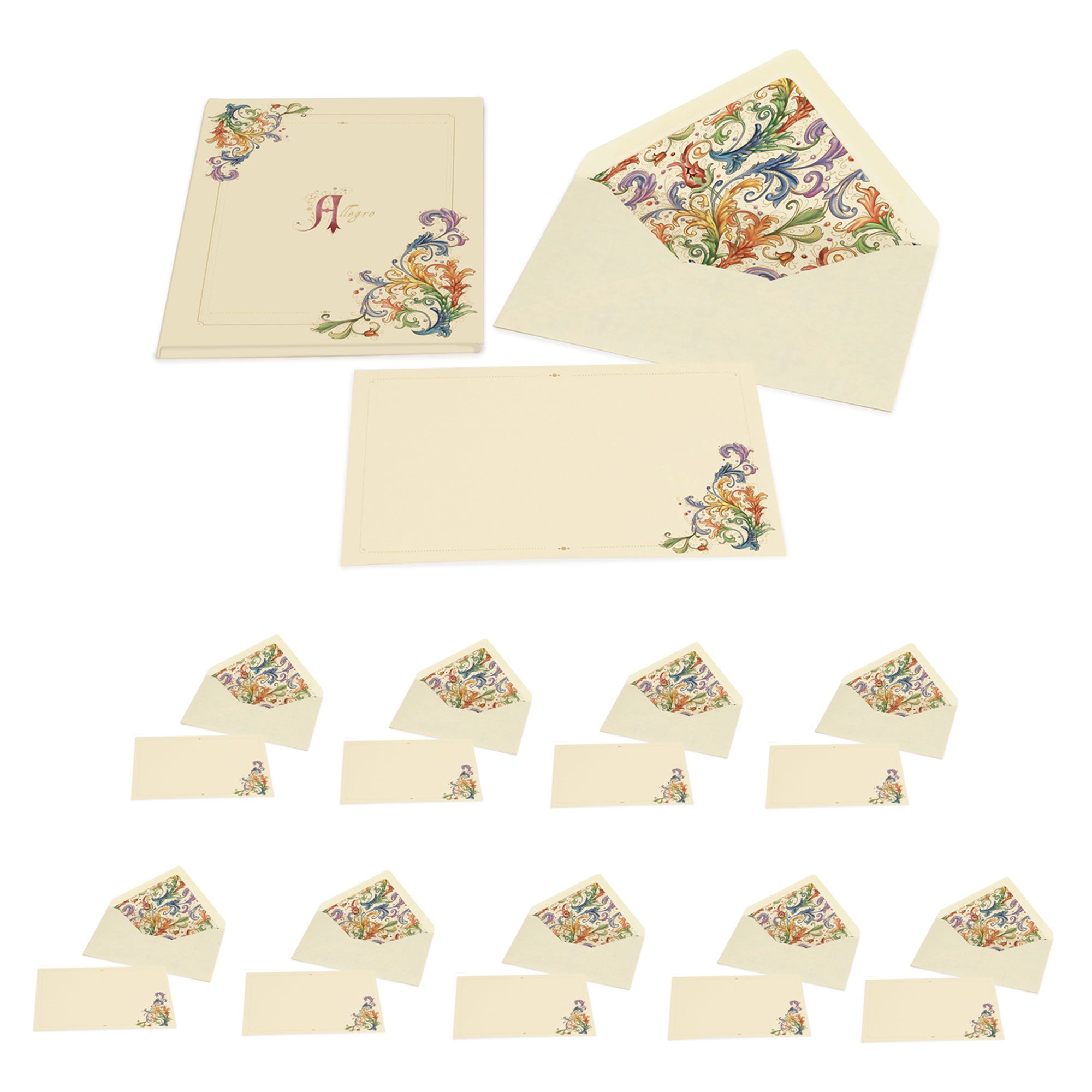 Kartos
Carta da lettere
con 10 cartoncini
e 10 buste