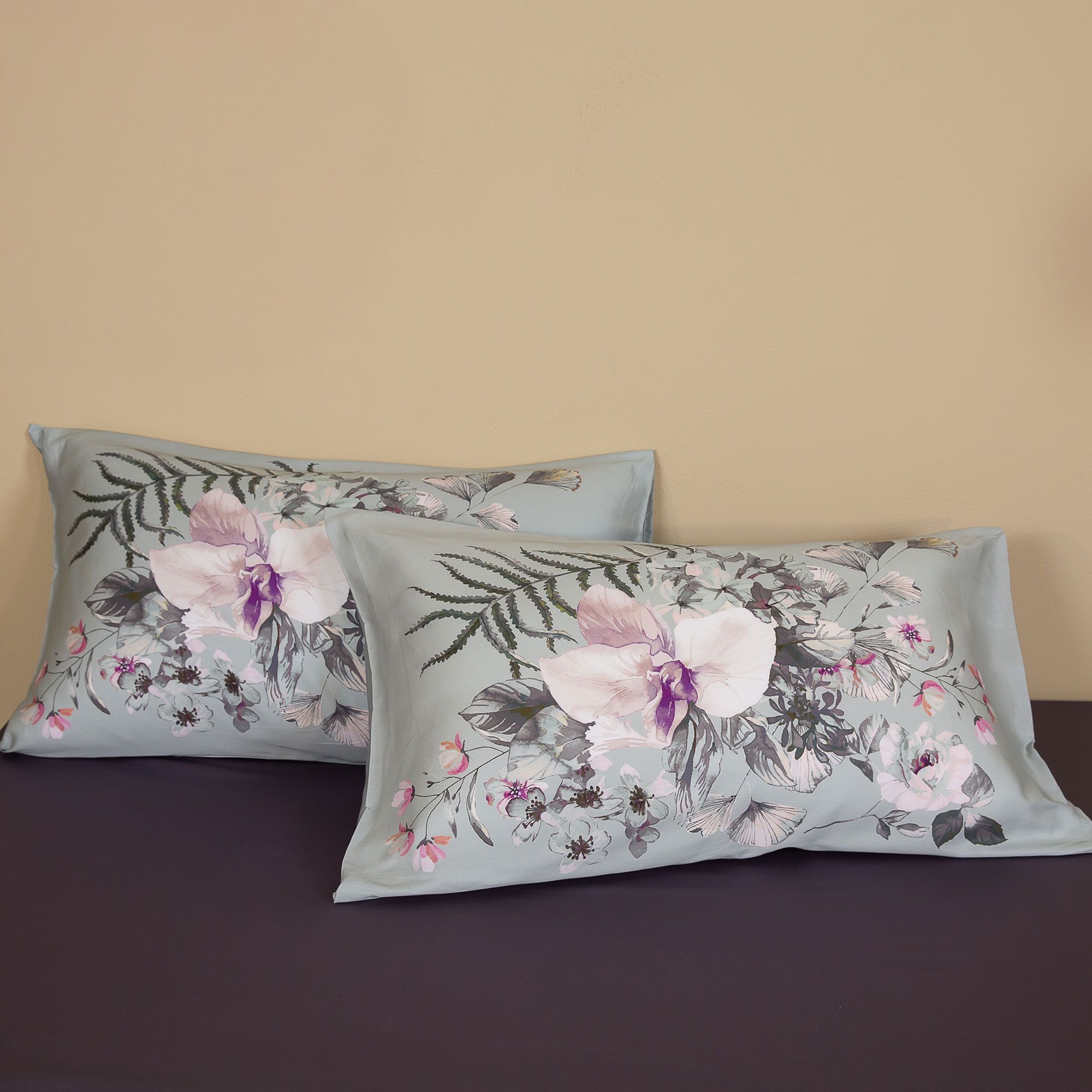 Ferò
2 federe Secret
Garden in raso
di cotone (50x80cm)