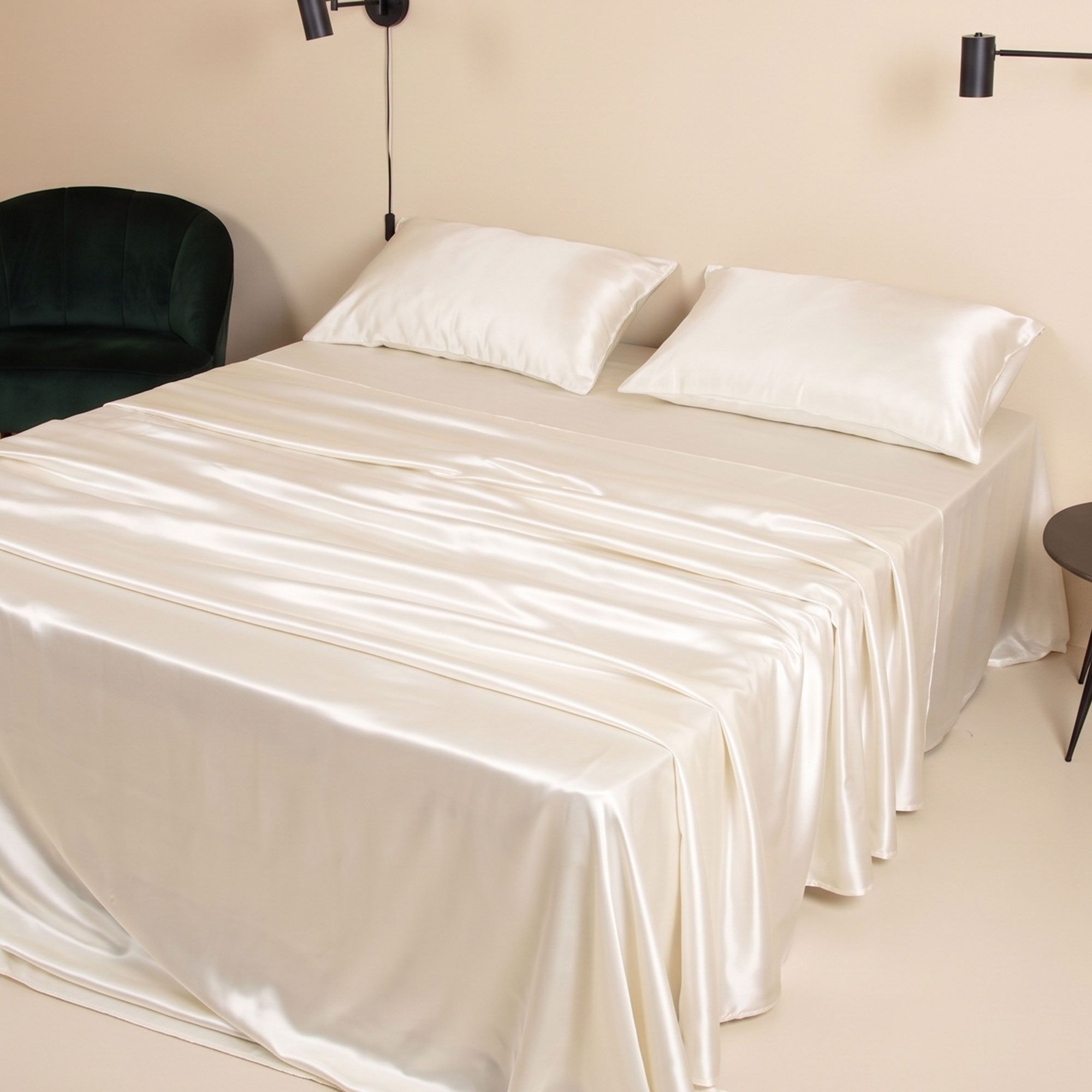 Ferò Completo letto matrimoniale Delizia in seta