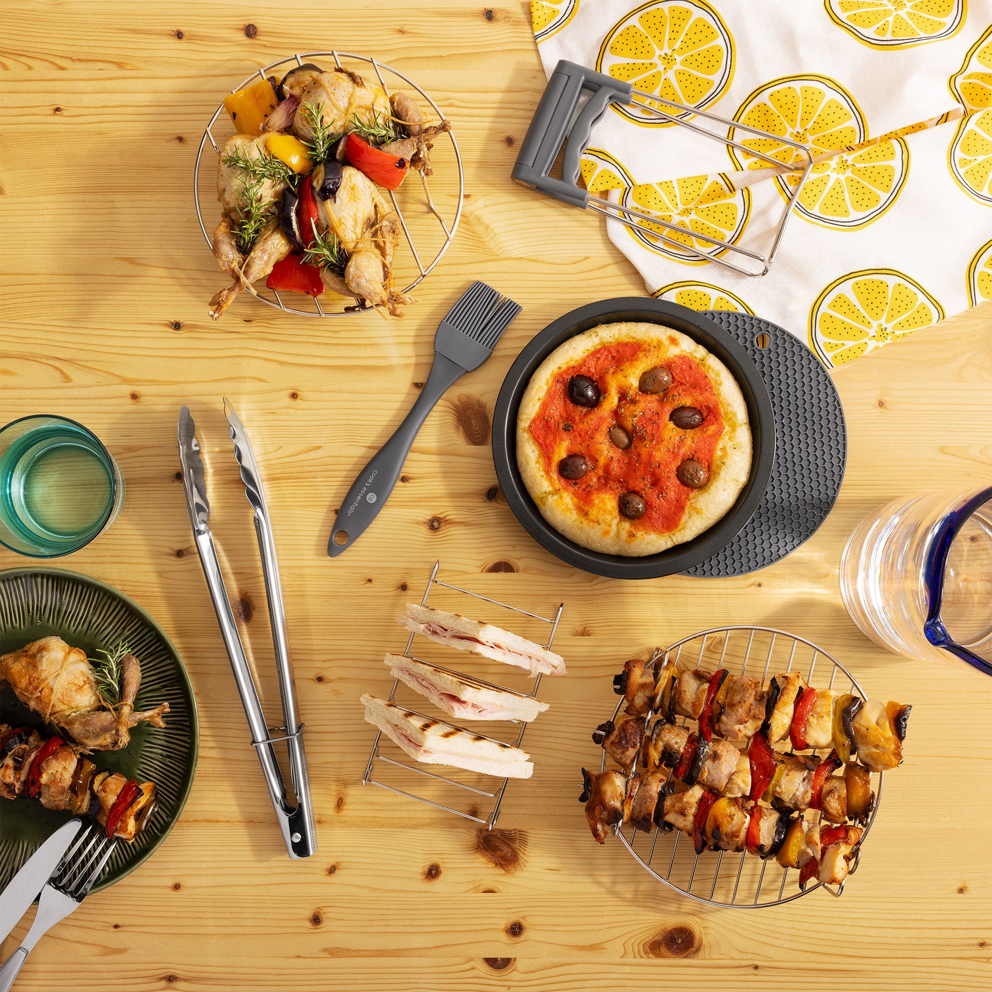 Cook´s Essentials
Set 8 accessori
per friggitrice
ad aria