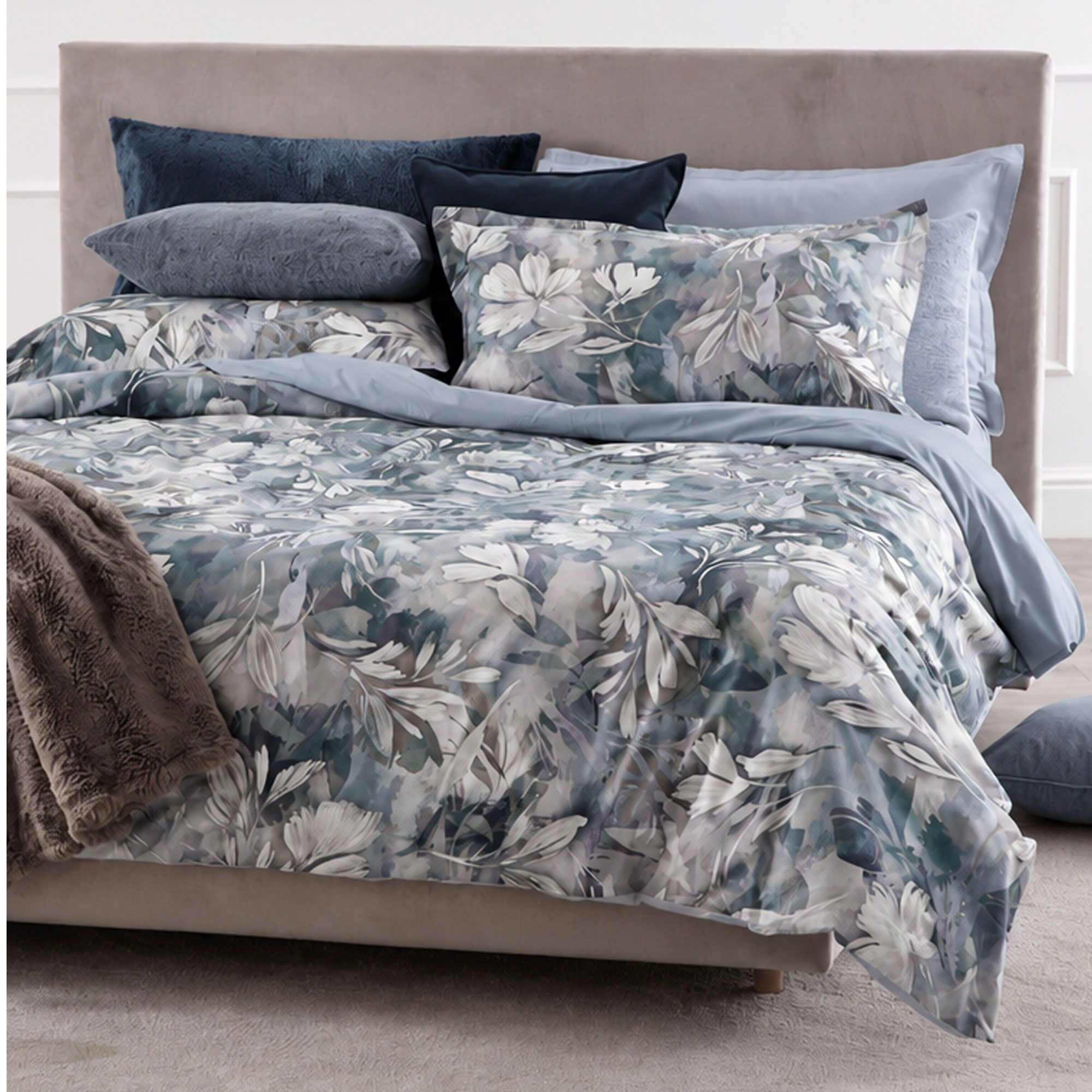 Carillo Home Parure copripiumino Leda in cotone percalle