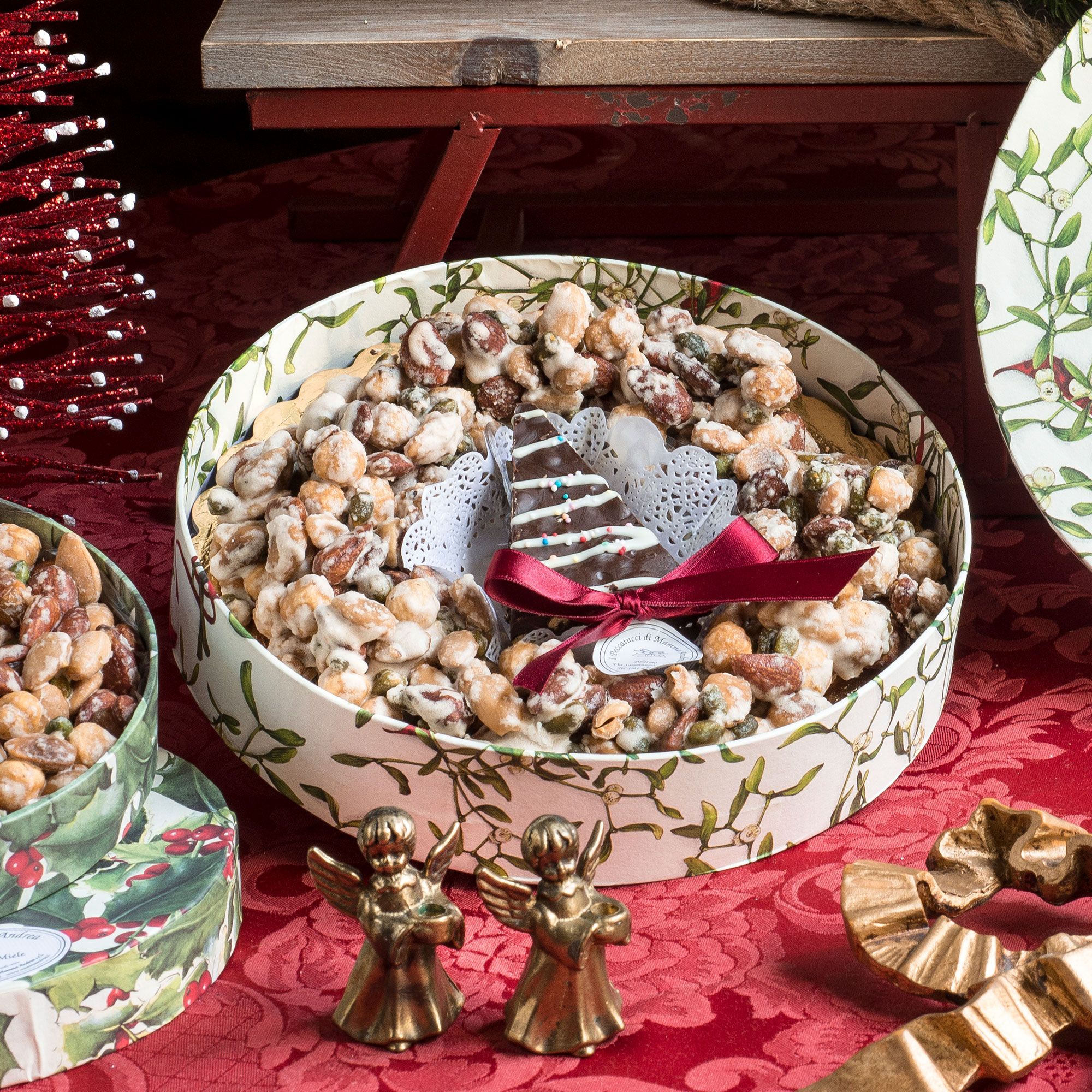 I peccatucci
di Mamma Andrea
Croccante con albero
di cioccolato (450g)