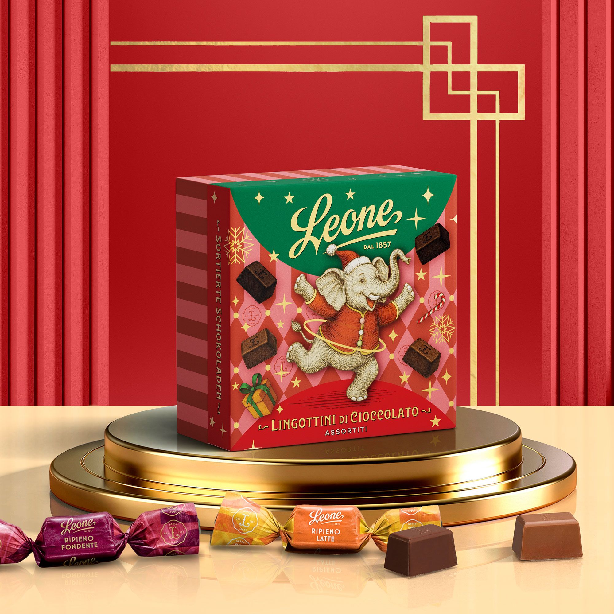 Pastiglie Leone
Scatola cartotecnica
lingottini (100g)