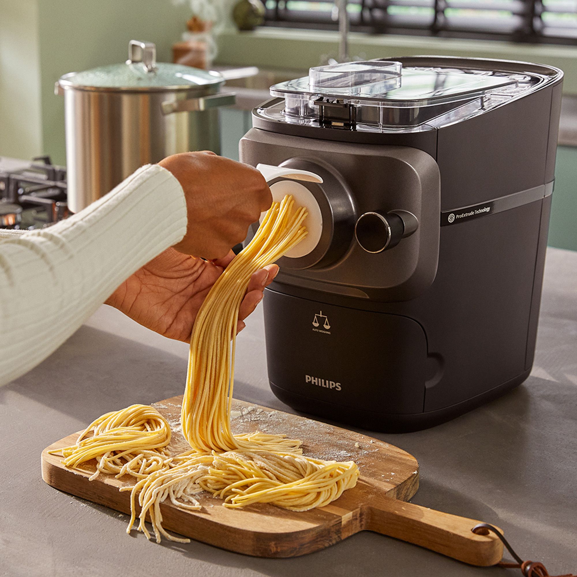 Philips HR2665/96
Pasta Maker 
serie 7000,10 trafile
Bilancia integrata