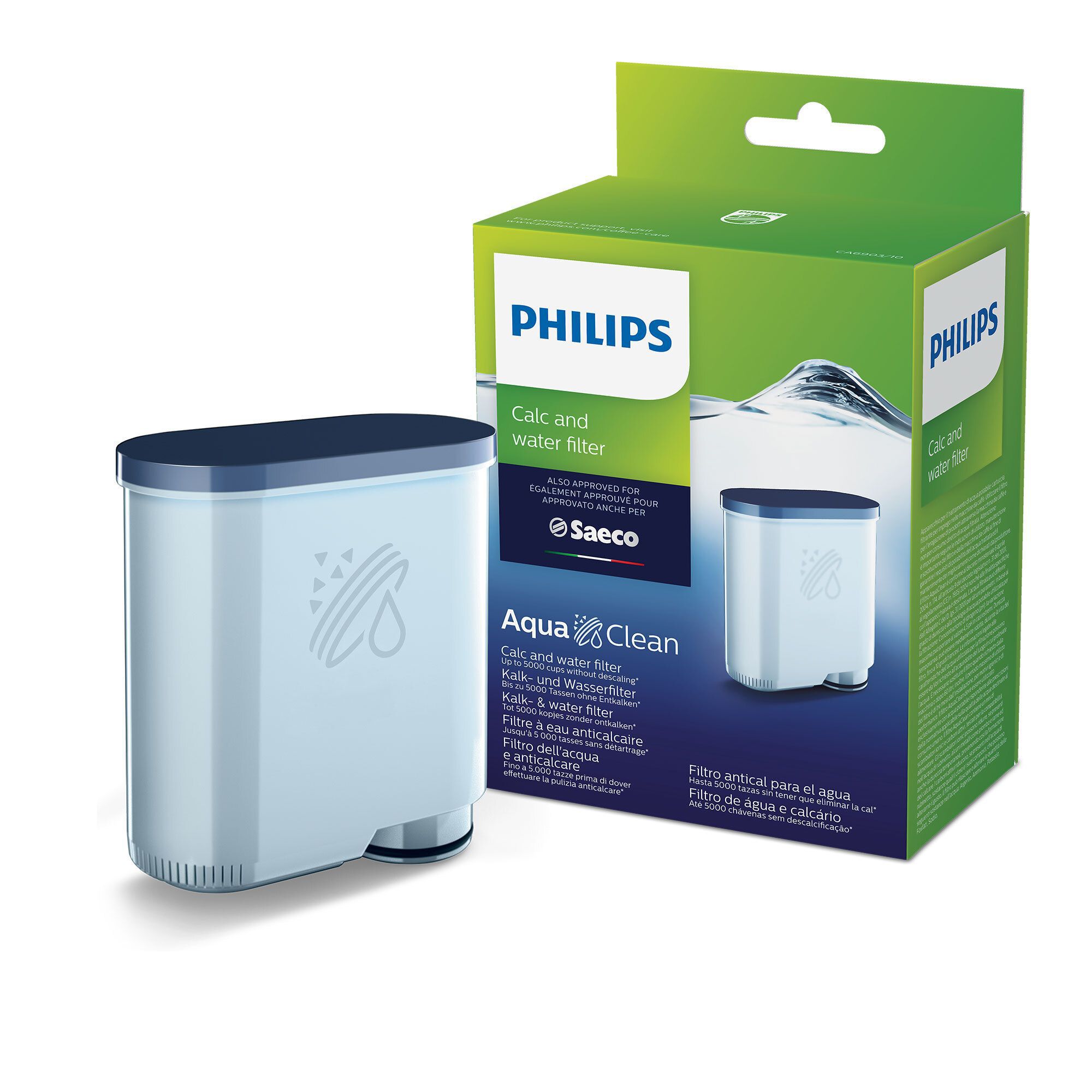 Image of Philips Filtro anticalcare Aquaclean per macchine da caffè061