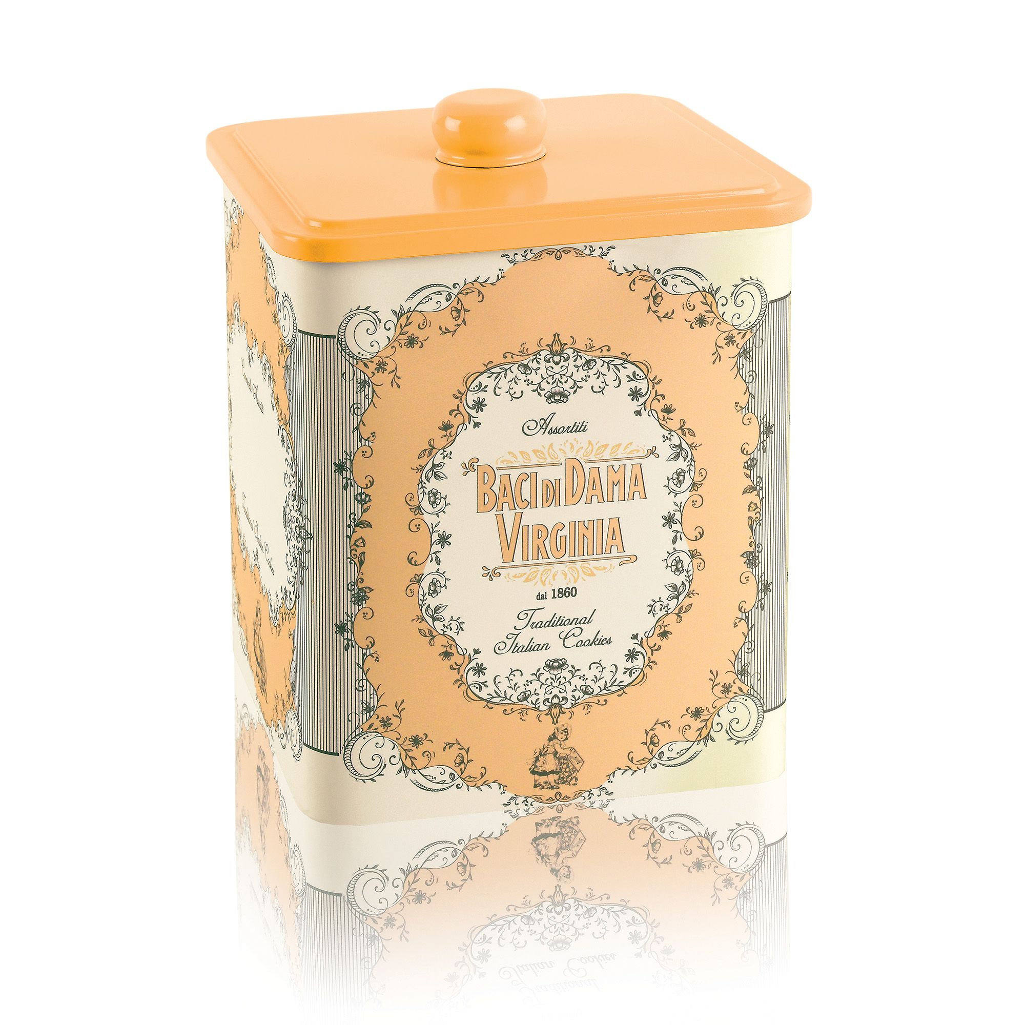 Amaretti Virginia
Biscottiera in latta
Baci di dama
(180g)