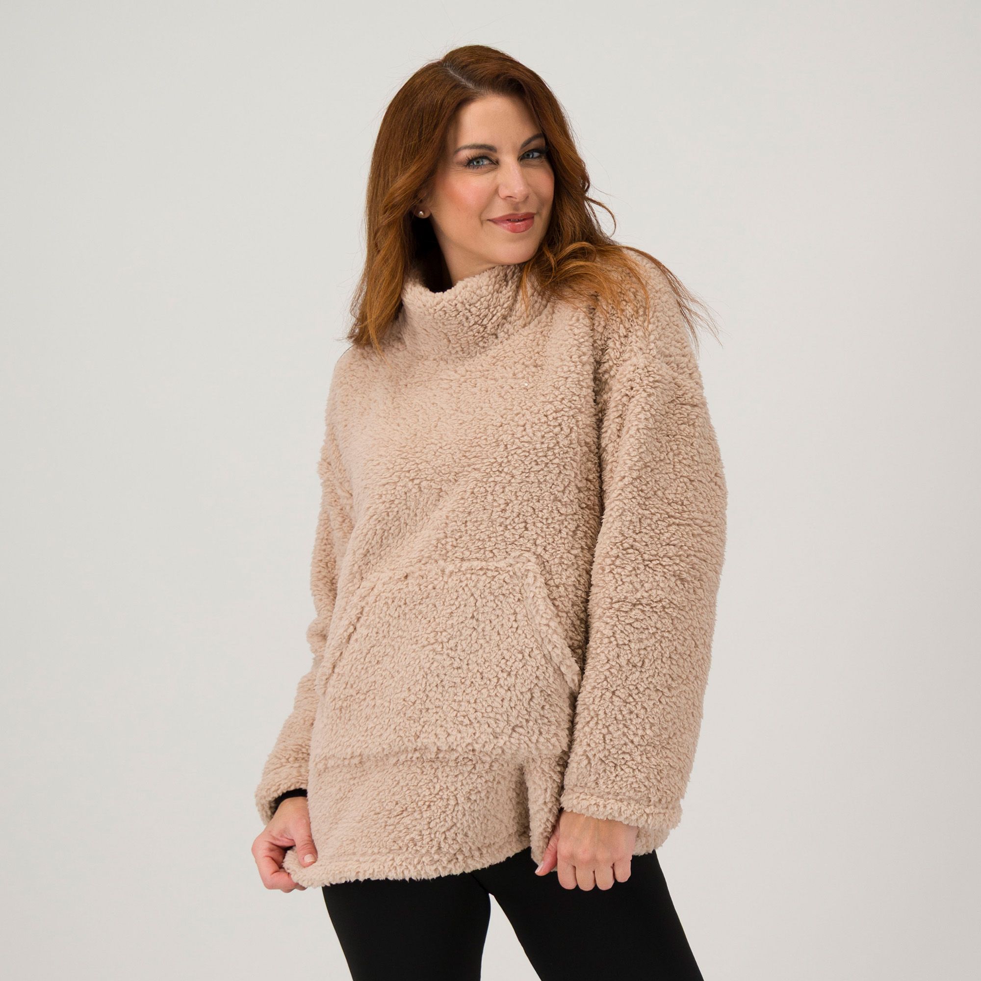 Mont Chalet
Felpa a collo alto
in tessuto peluche