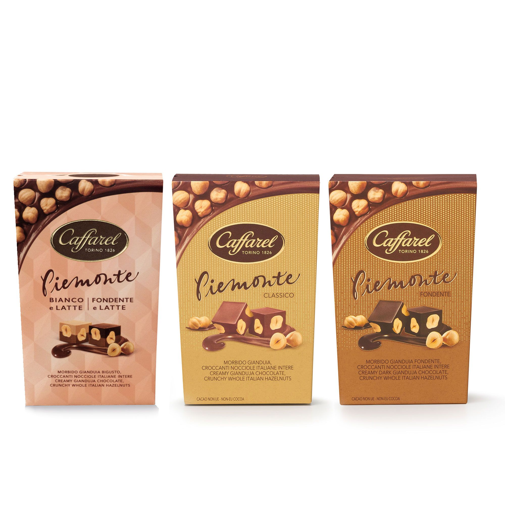 Caffarel
Kit praline Piemonte
con nocciola intera
(3x150 g)