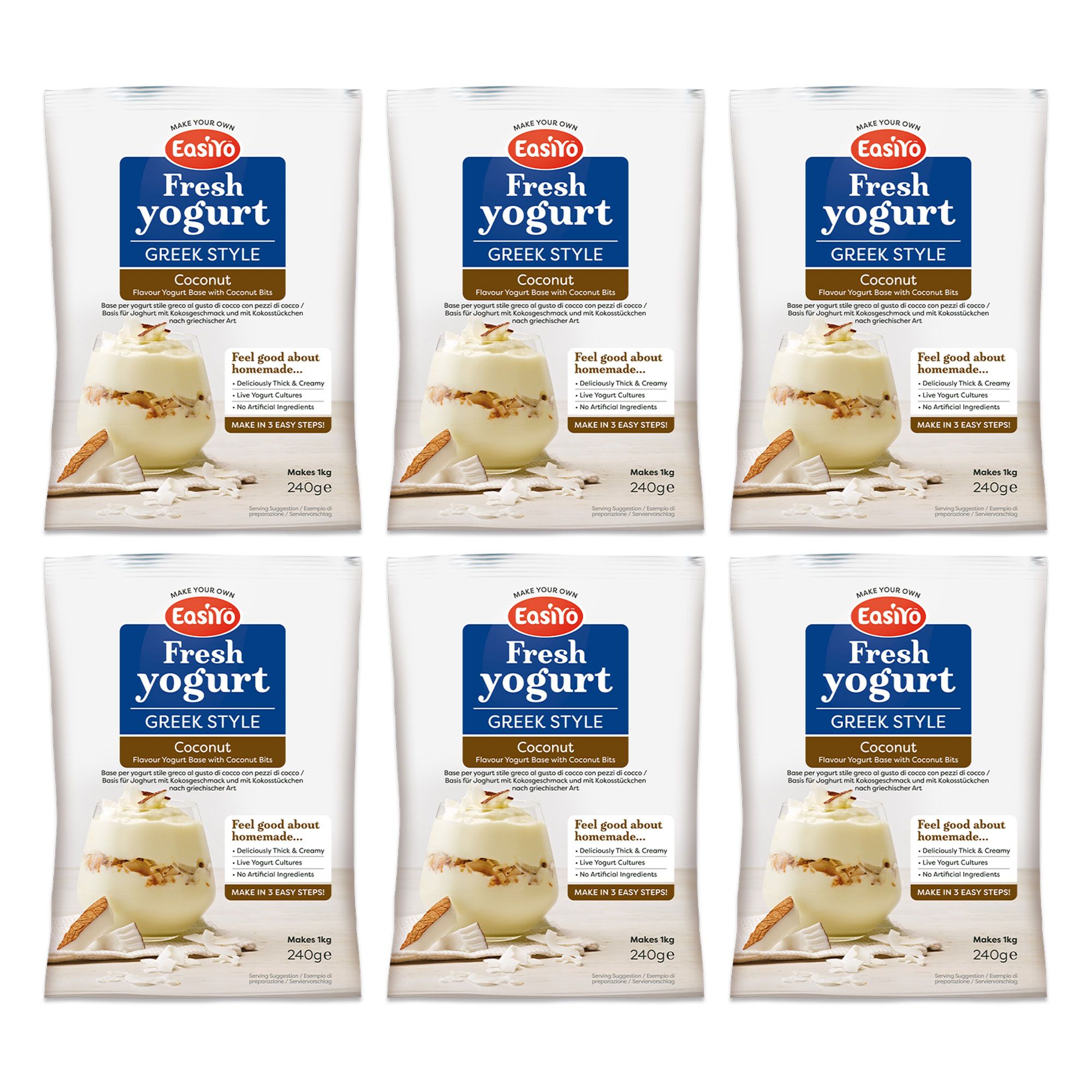 EasiYo
Set 6kg di yogurt
gusti a scelta
