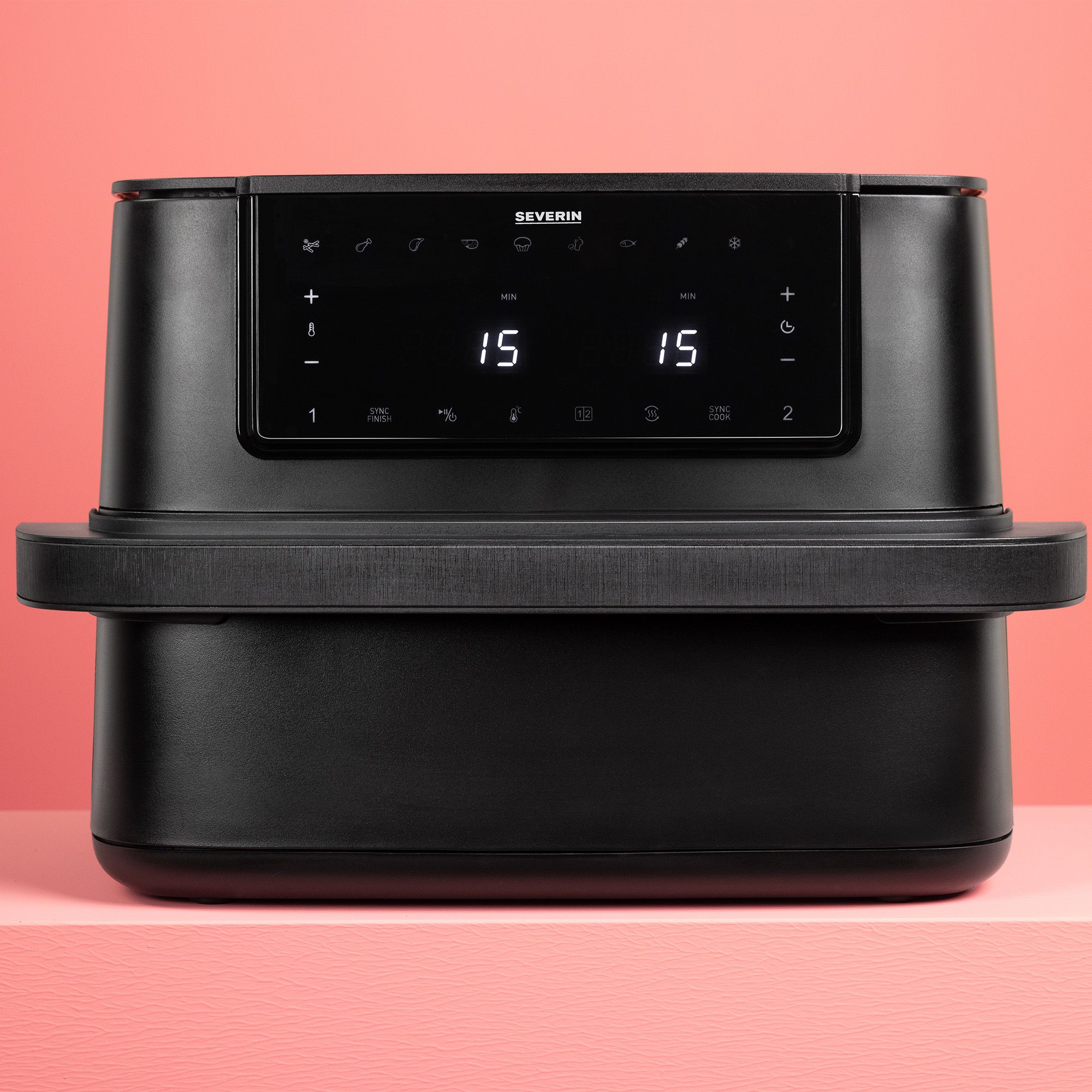 Severin FR2490
Friggitrice ad aria
Cestello XXL 9 litri
con separatore