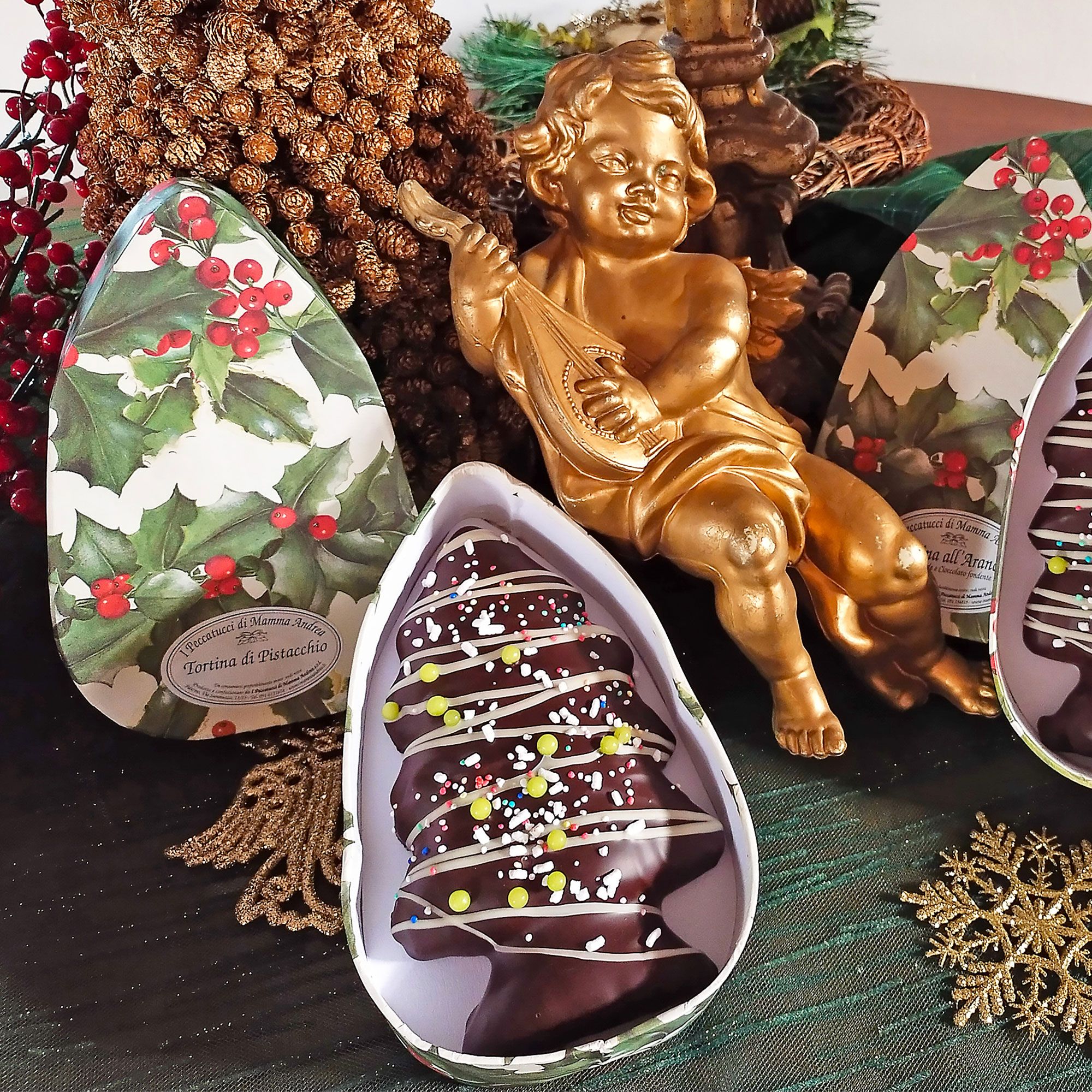 I peccatucci
di Mamma Andrea
Tortina al pistacchio
albero Natale (230g)