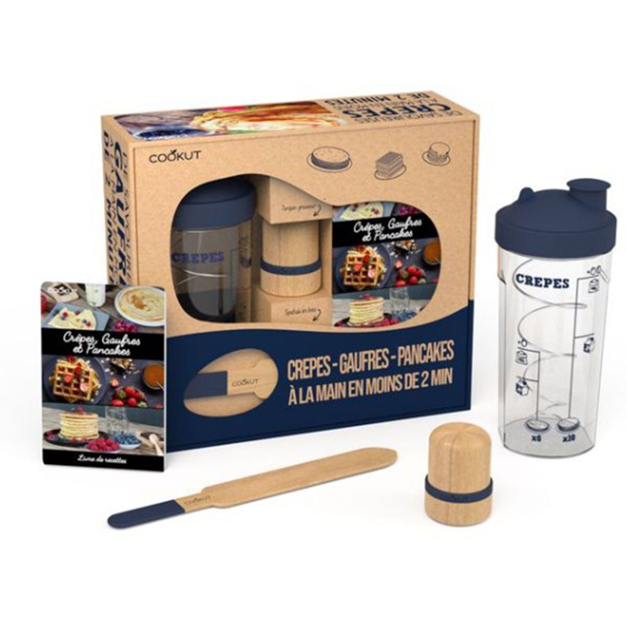 Cookut
Set di Shaker
MIAM Blueberry per
crepes, pancake,
waffle