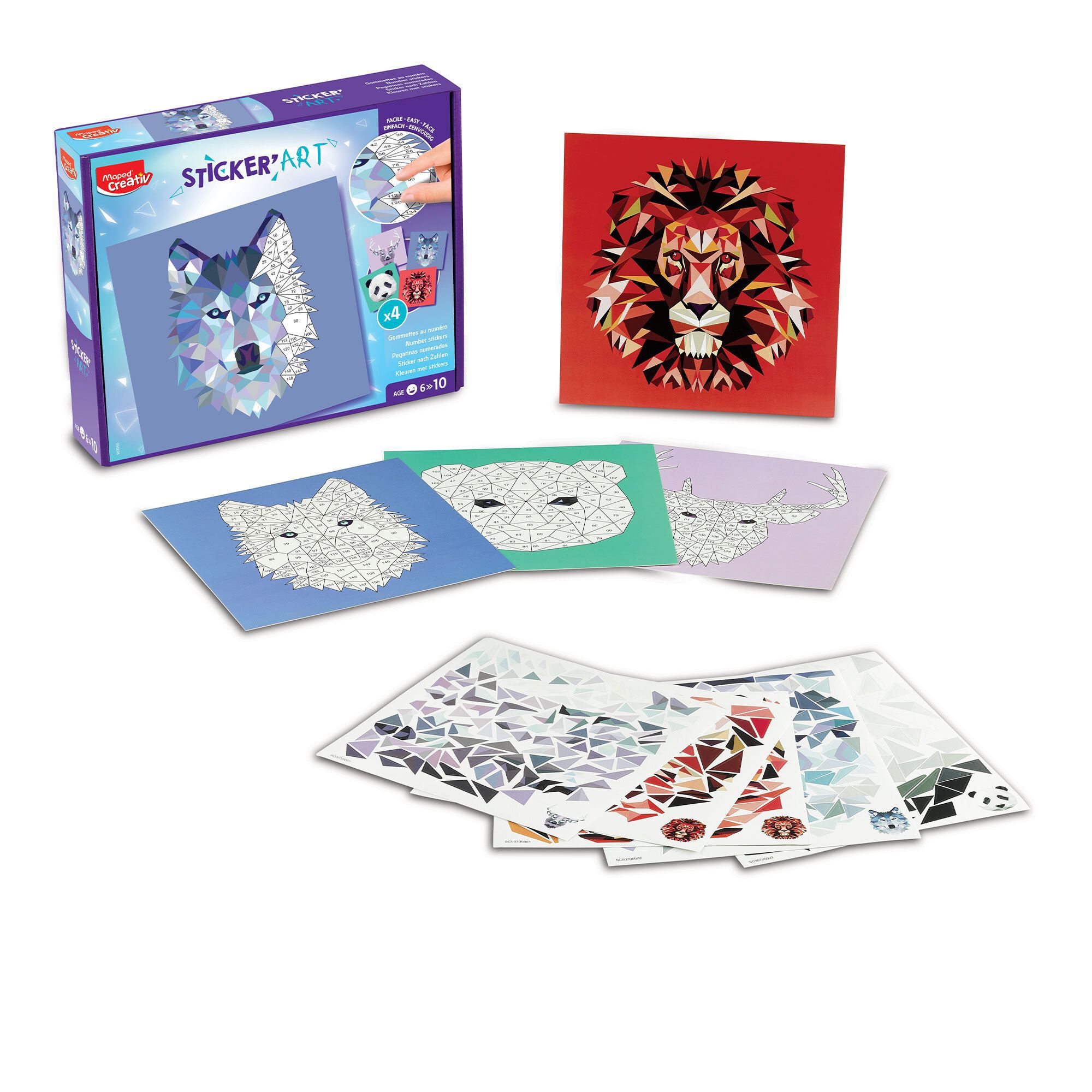 QVC Maped Set gioco attività con sticker e stencil