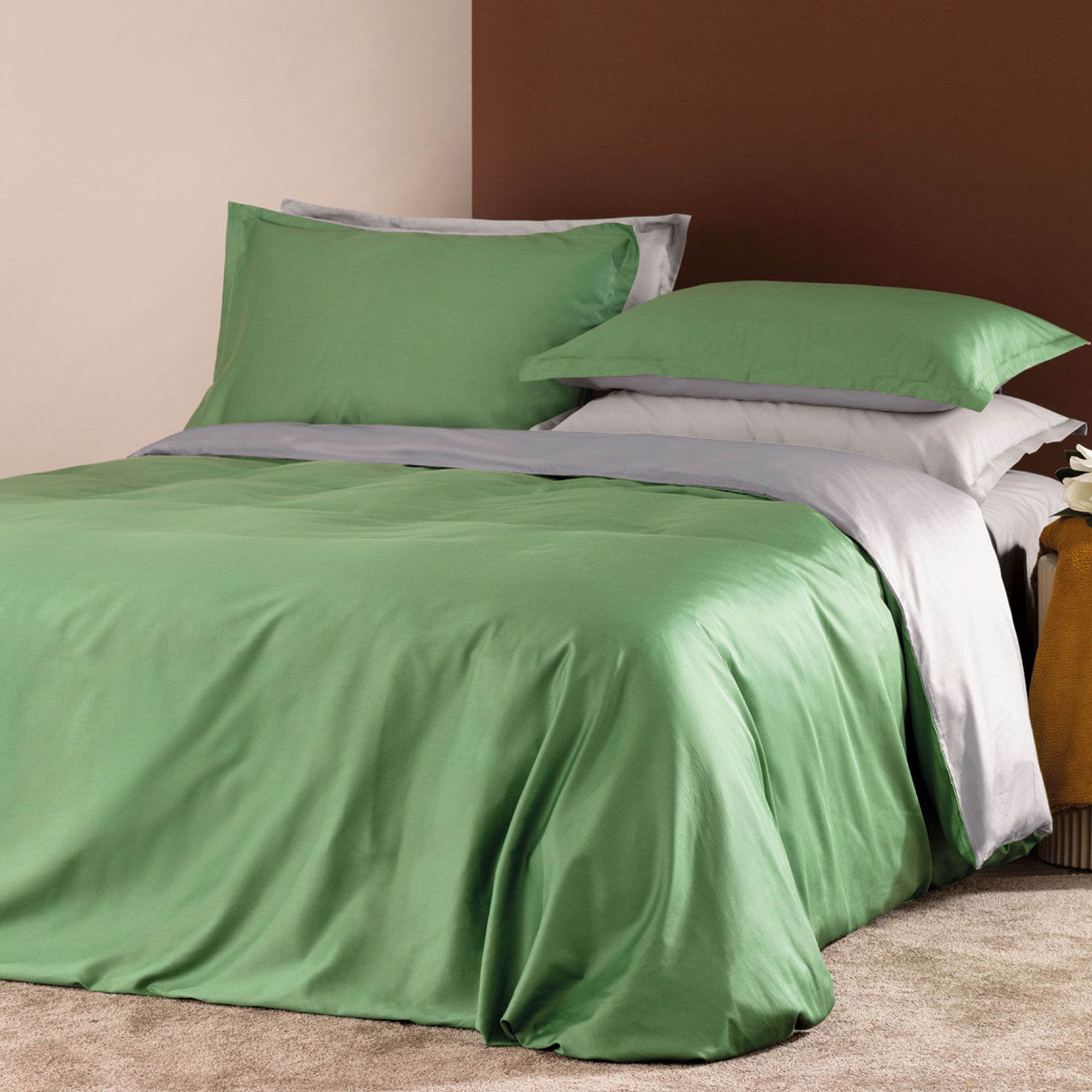 Carillo Home 
Parure Copripiumino
Incanto in raso
double face