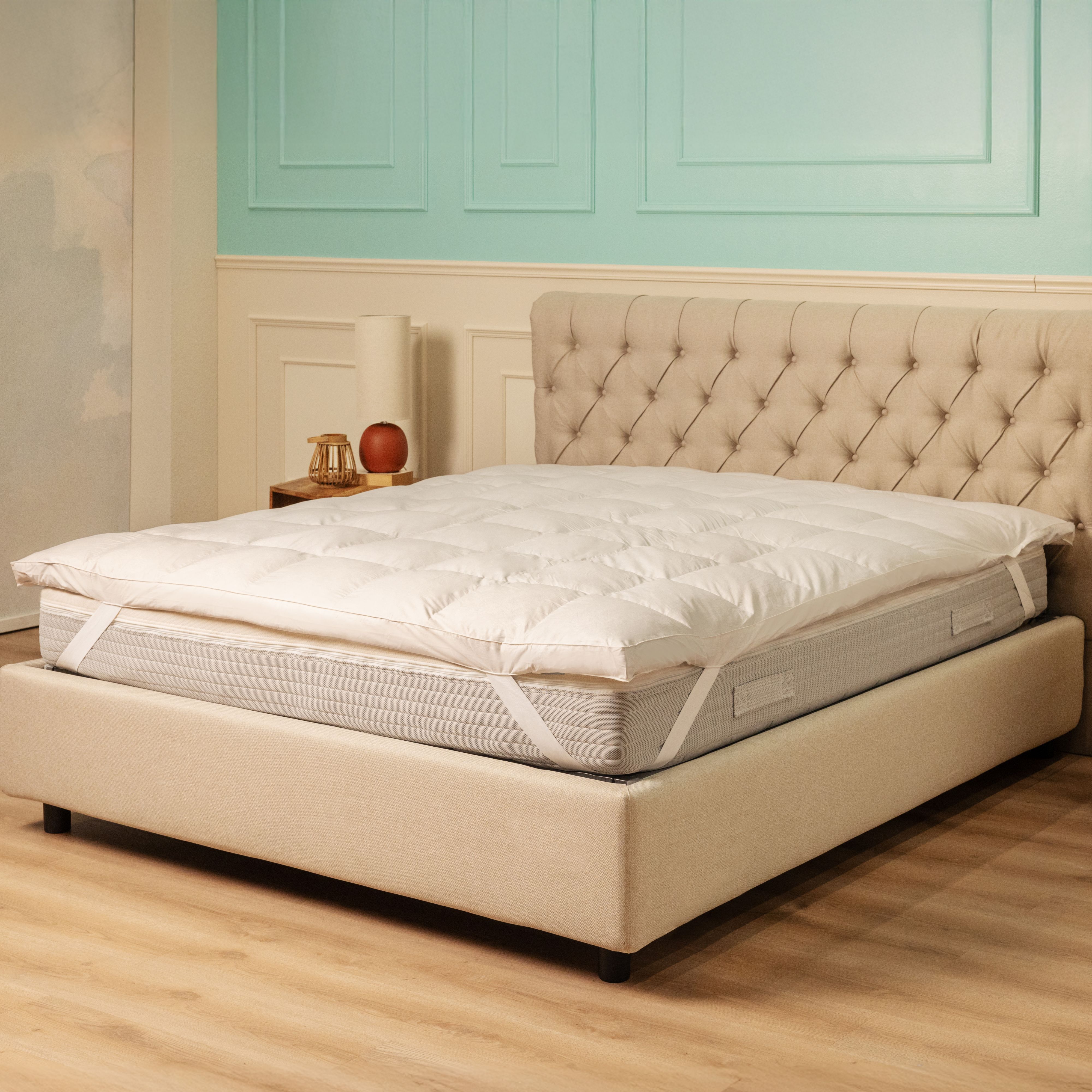 Northern Nights
Topper Featherbed
sovramaterasso
100% piuma d'oca