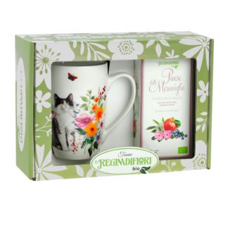REGINAdiFIORI
Scatola con tazza
in porcellana
e 15 tisane Bio