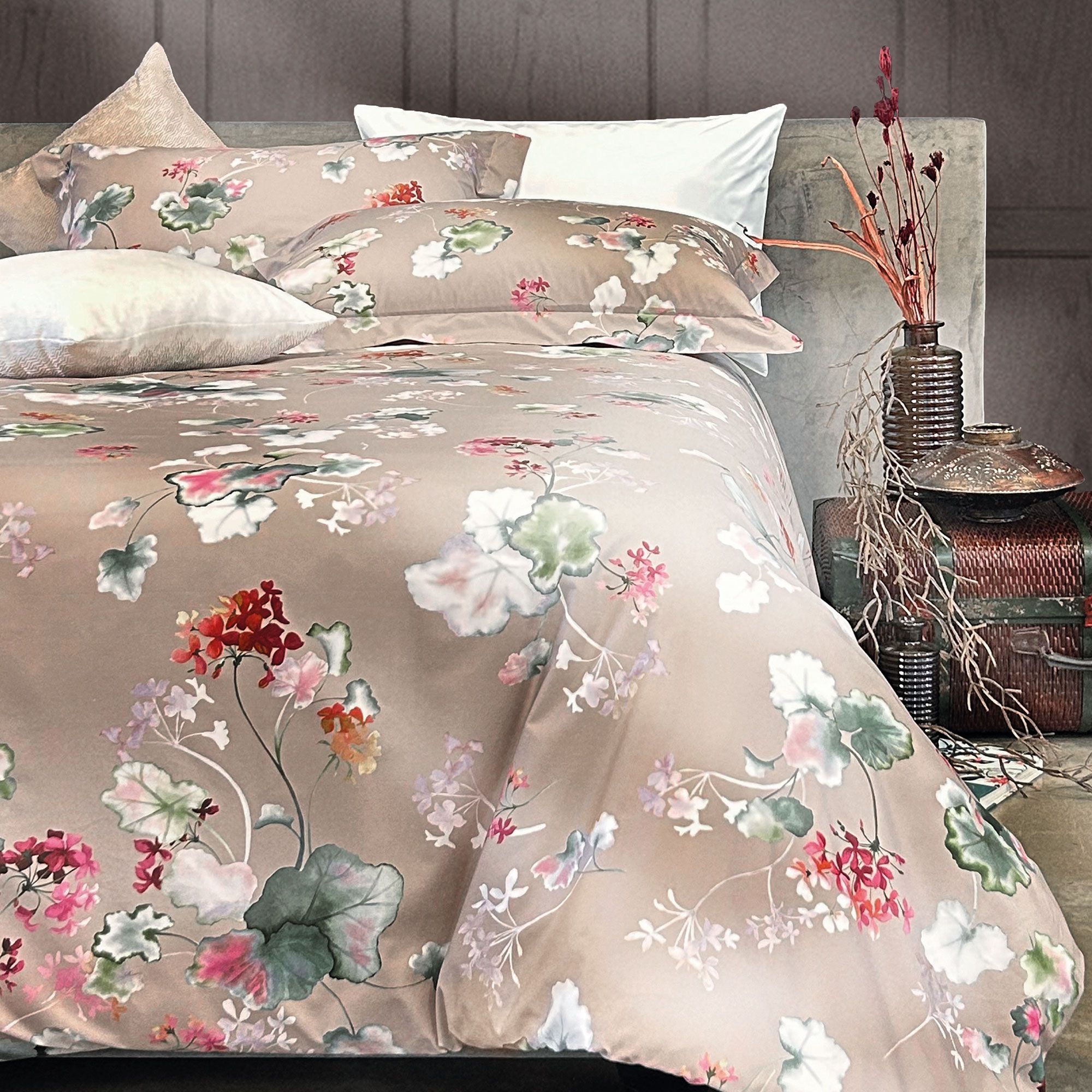 Dondi Home Parure copripiumino matrimoniale Geneve