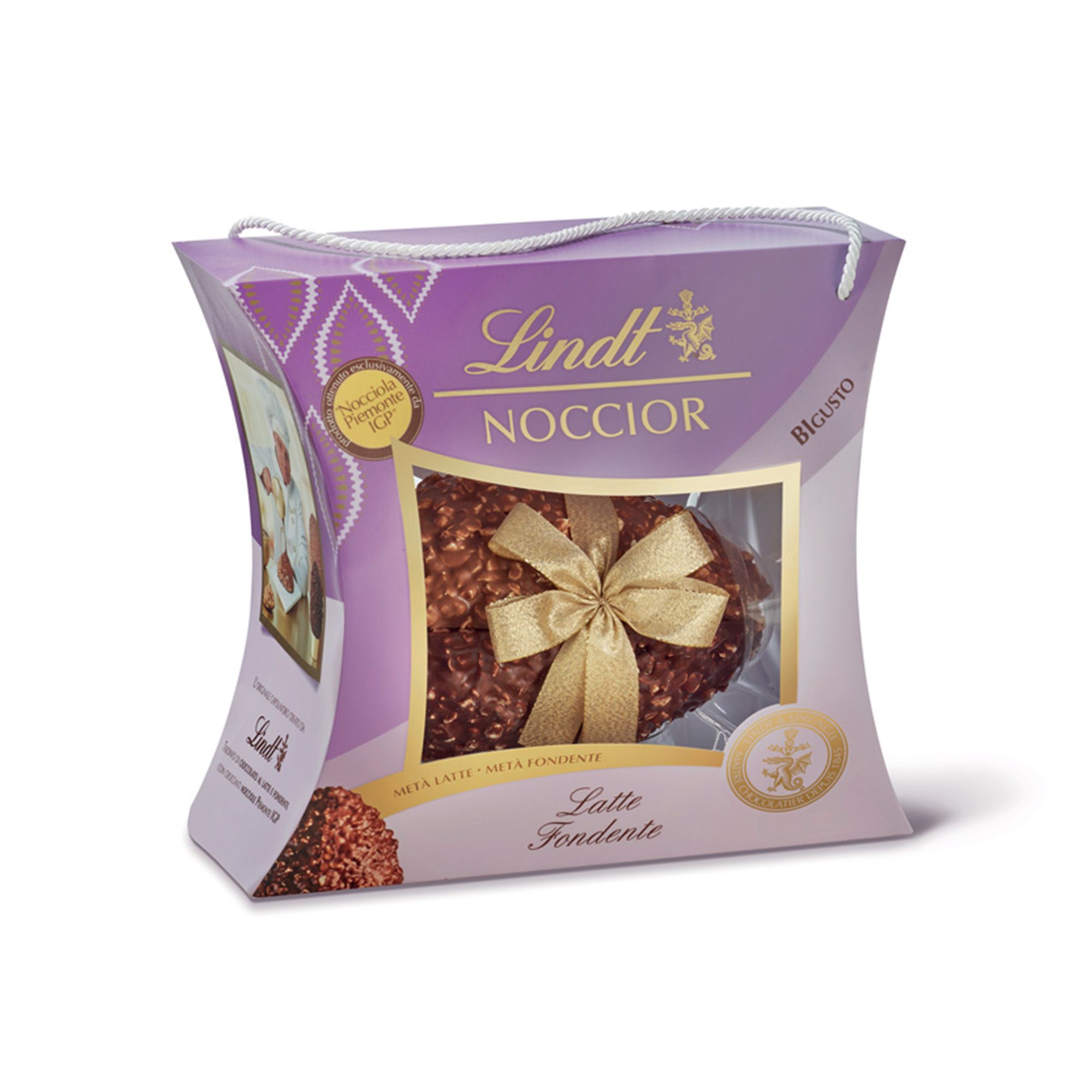 Image of Lindt Uovo Noccior cioccolato al latte e fondente + nocciole061