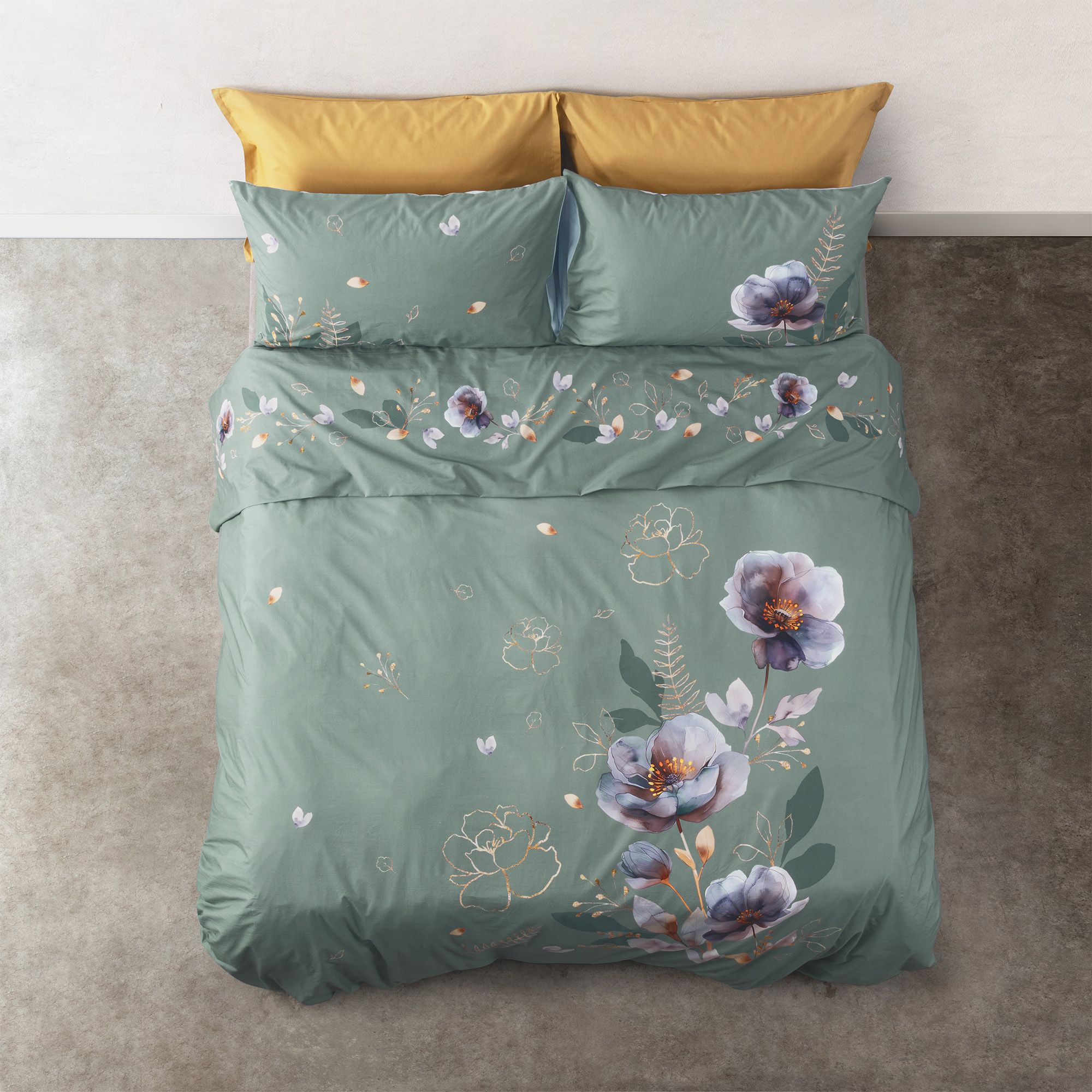 Cogal
Completo letto
Natura con balza
a giorno in madapolam